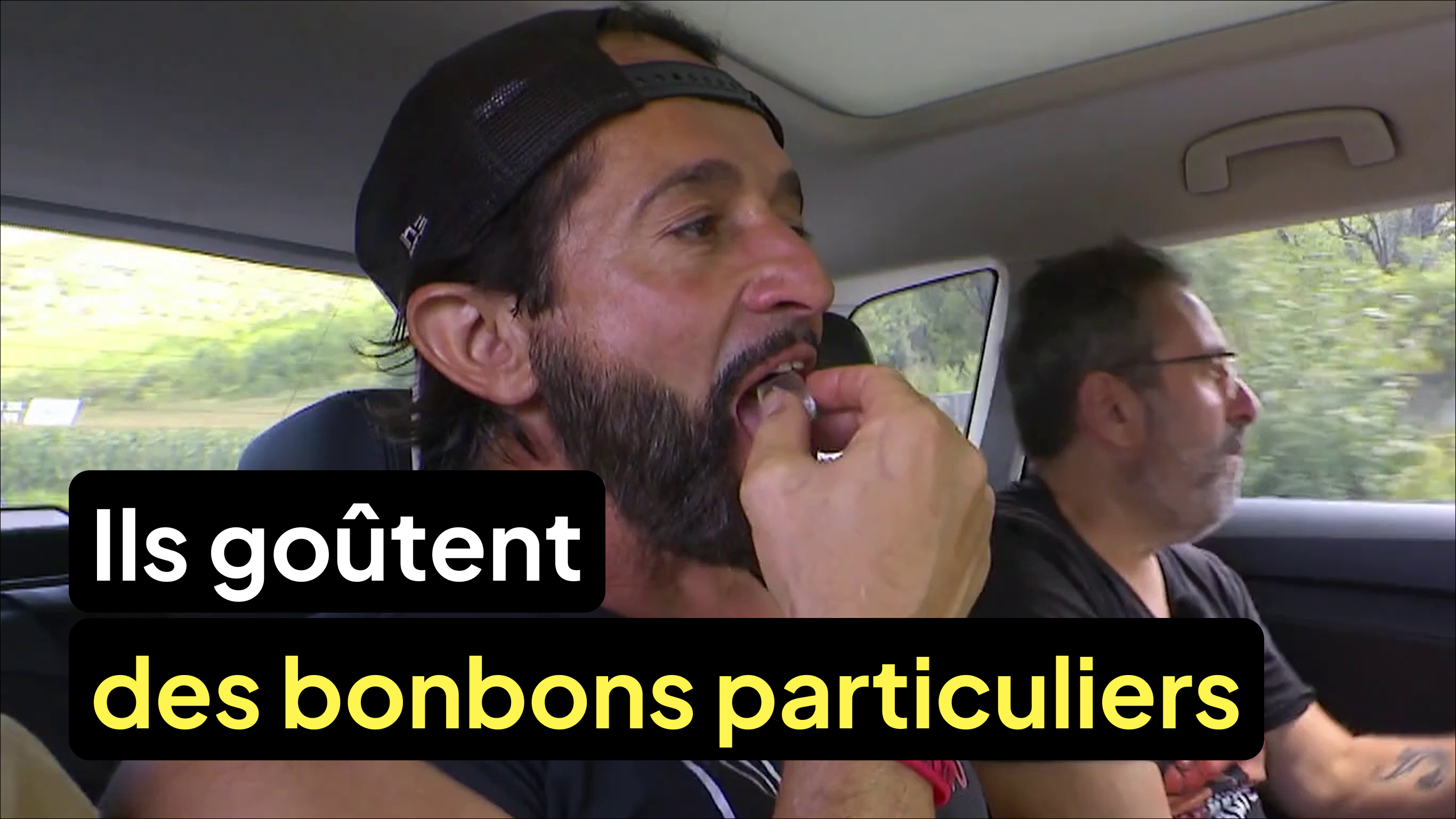 Ils goûtent des bonbons particuliers