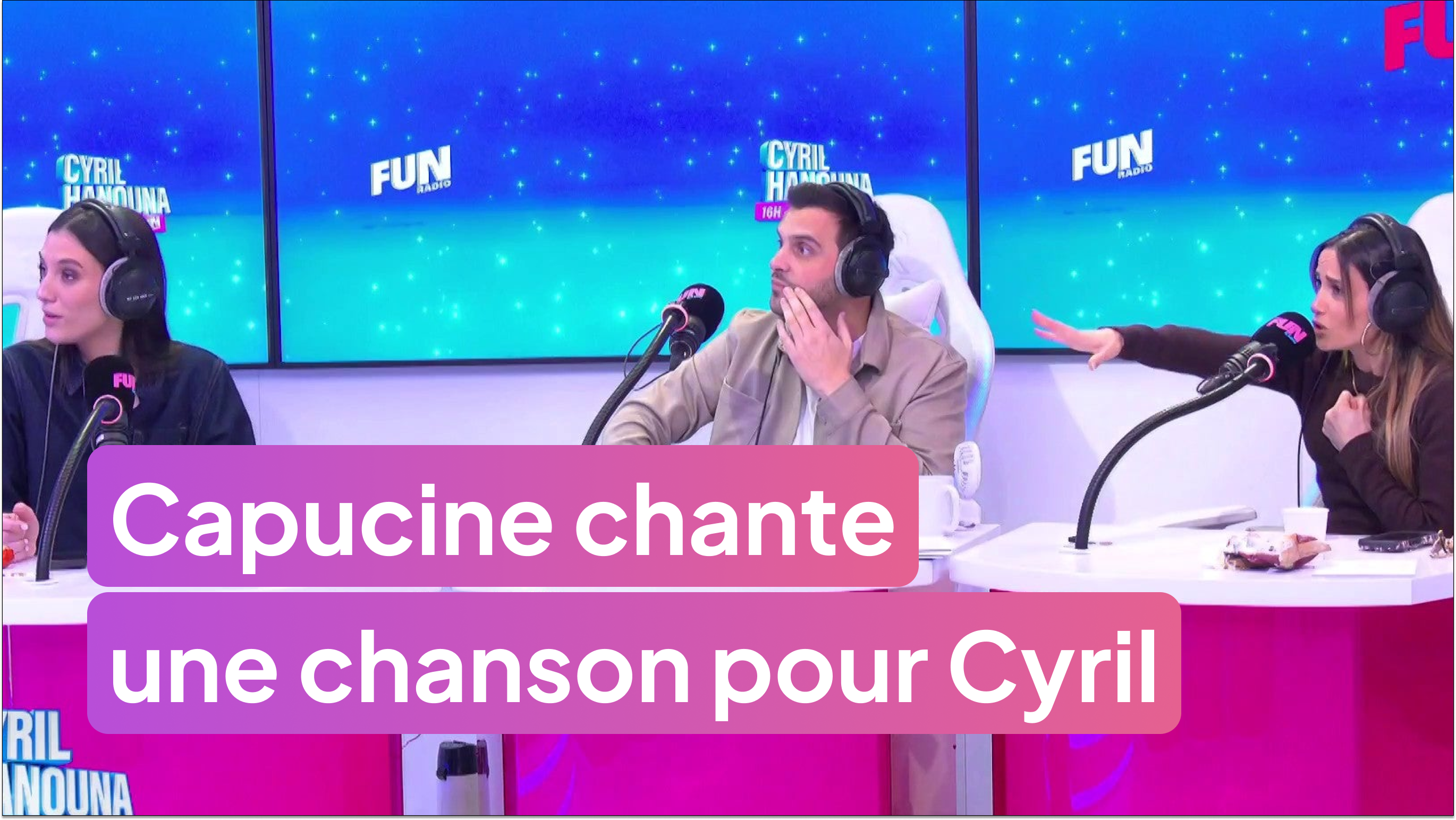 Capucine chante une chanson pour Cyril Hanouna !