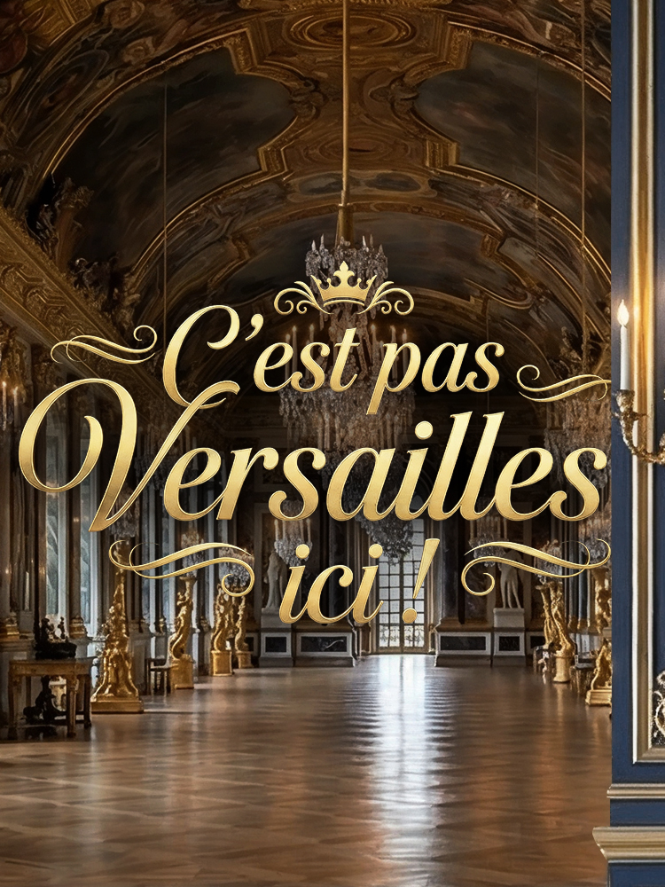 C'est pas Versailles ici !