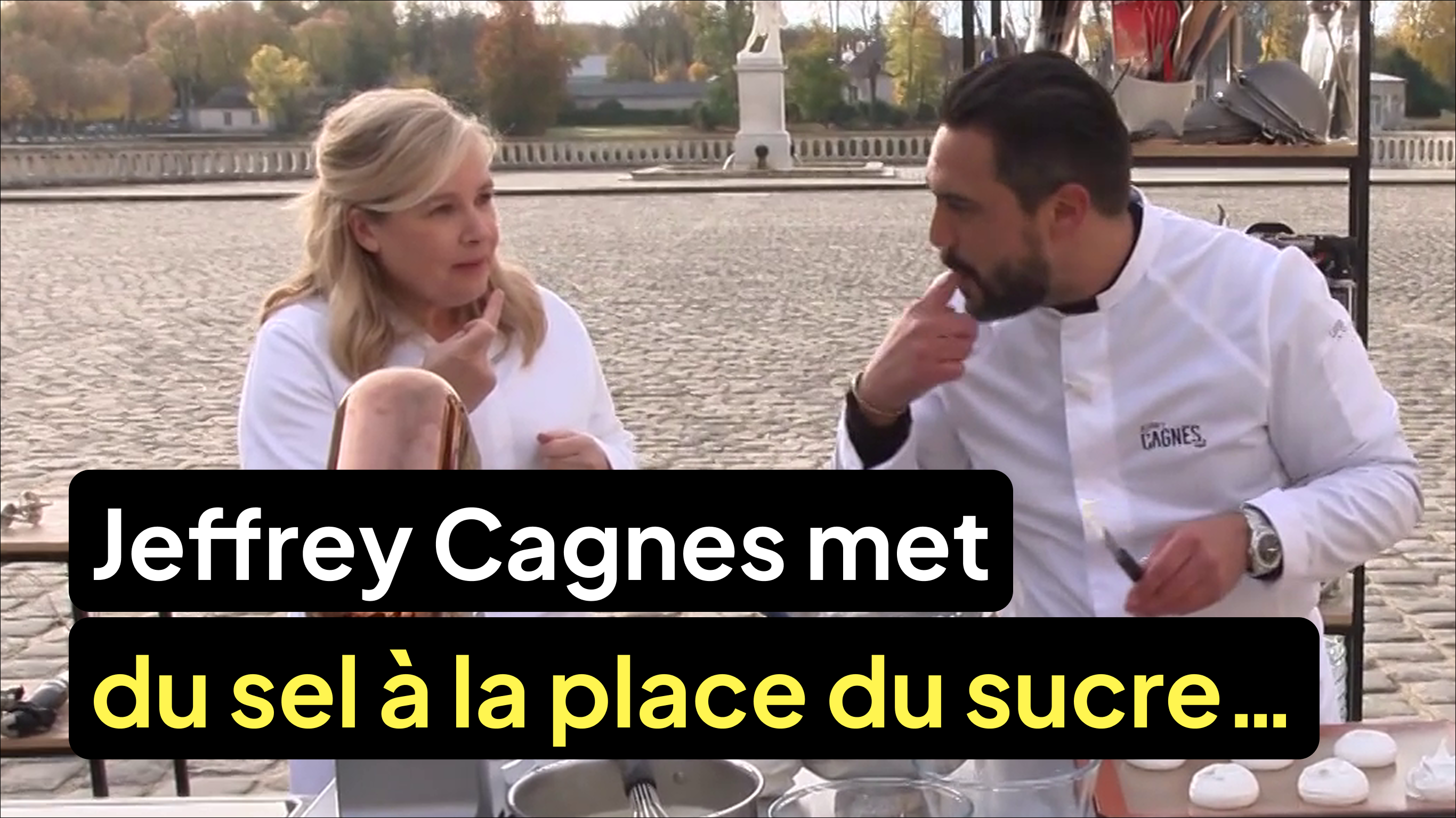 Jeffrey Cagnes met du sel à la place du sucre… (ou presque)