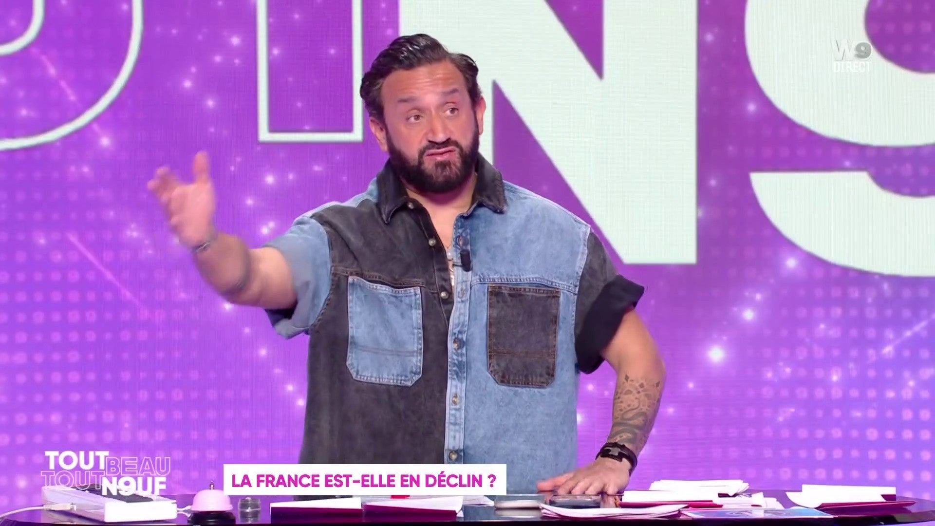 Cyril Hanouna critique la situation de la France !