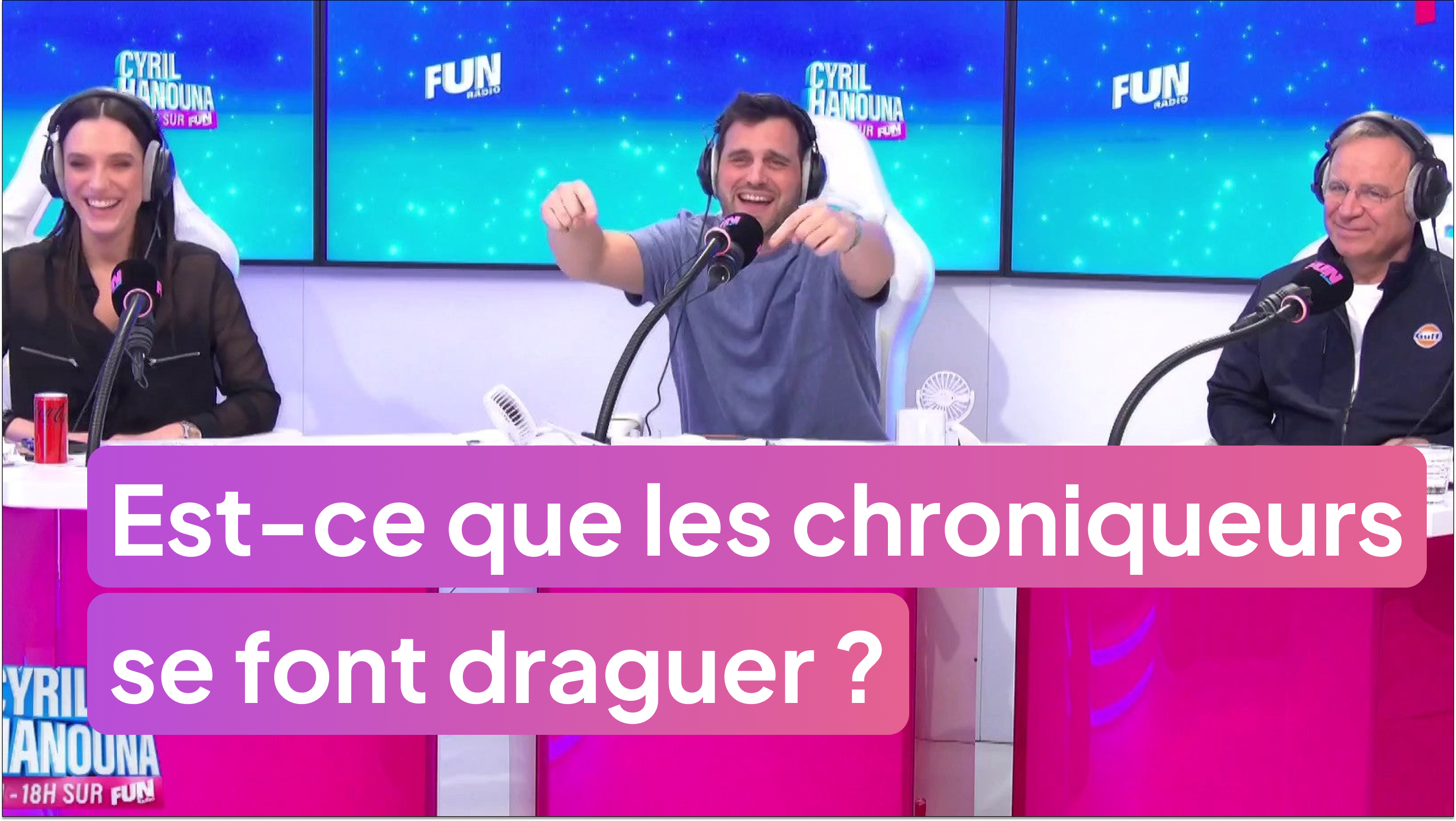 Est-ce que les chroniqueurs se font draguer ?