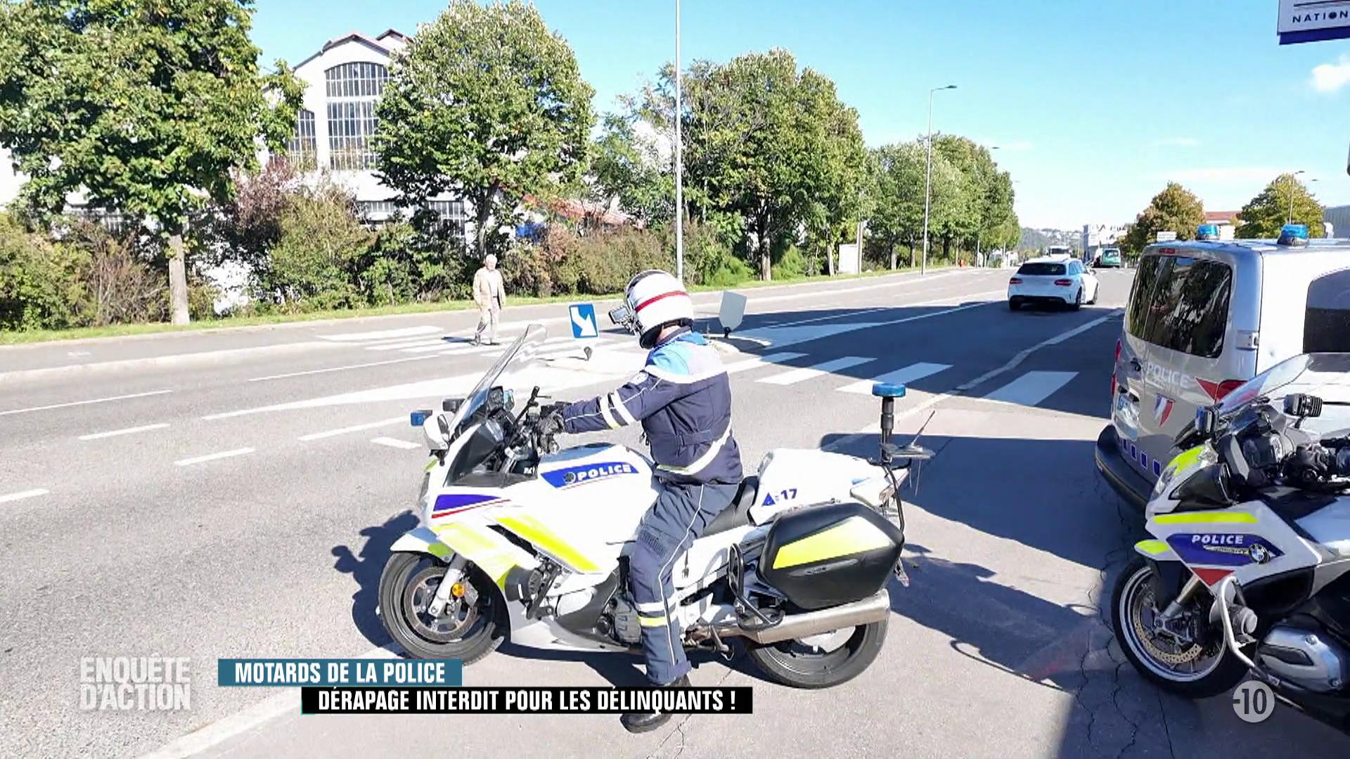 Motards de la police : dérapage interdit pour les délinquants ! (1/2)