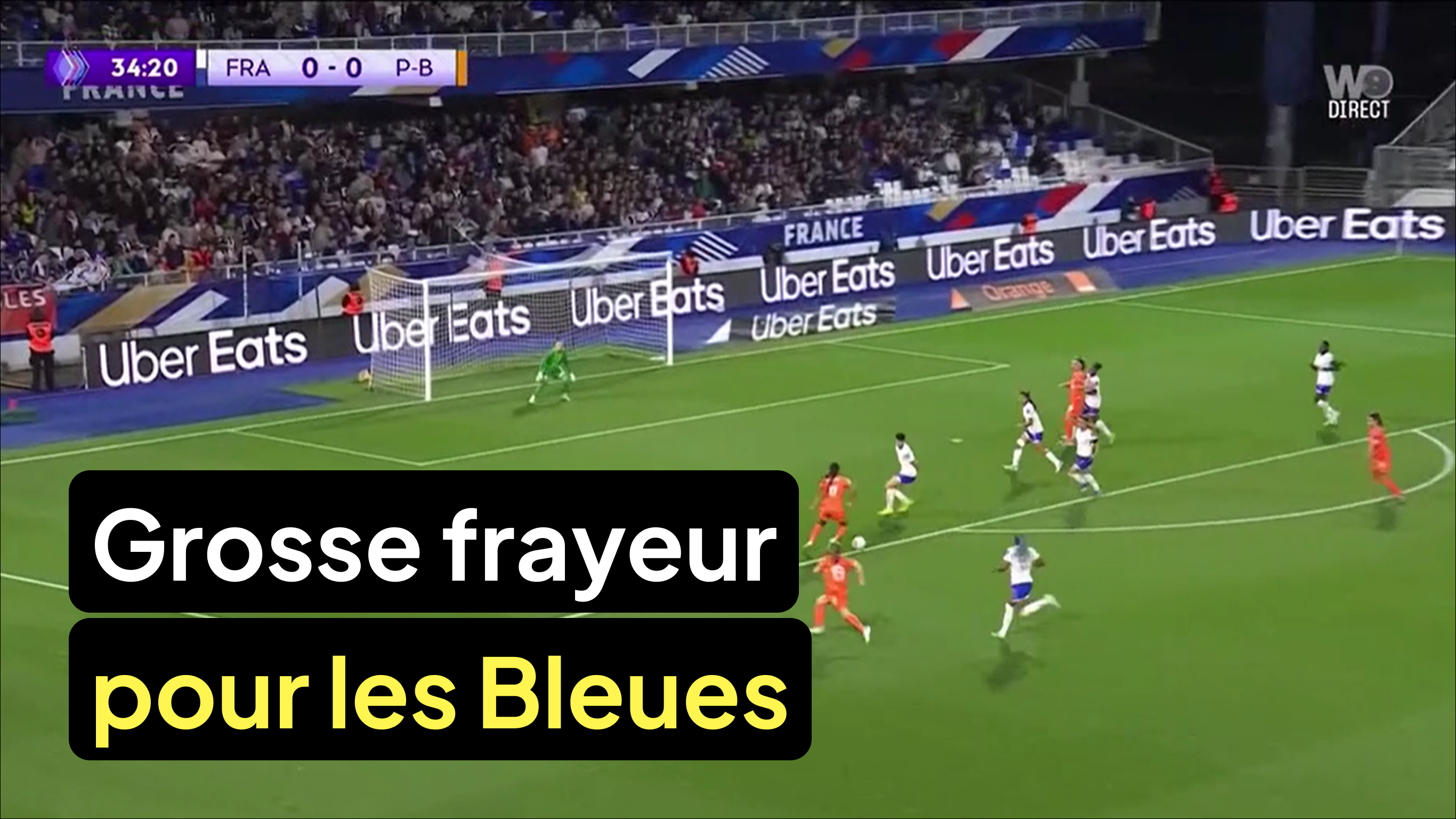 😰 Grosse frayeur pour les Bleues !