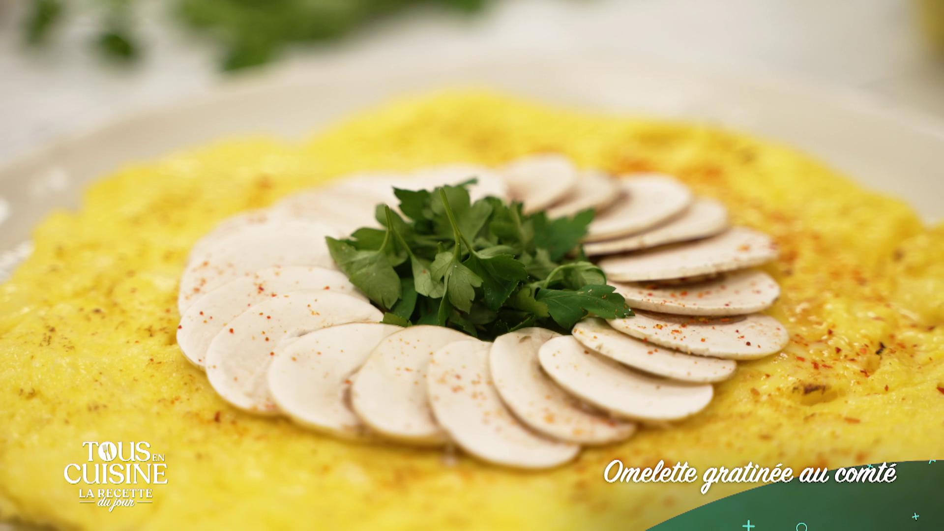Omelette gratinée au comté