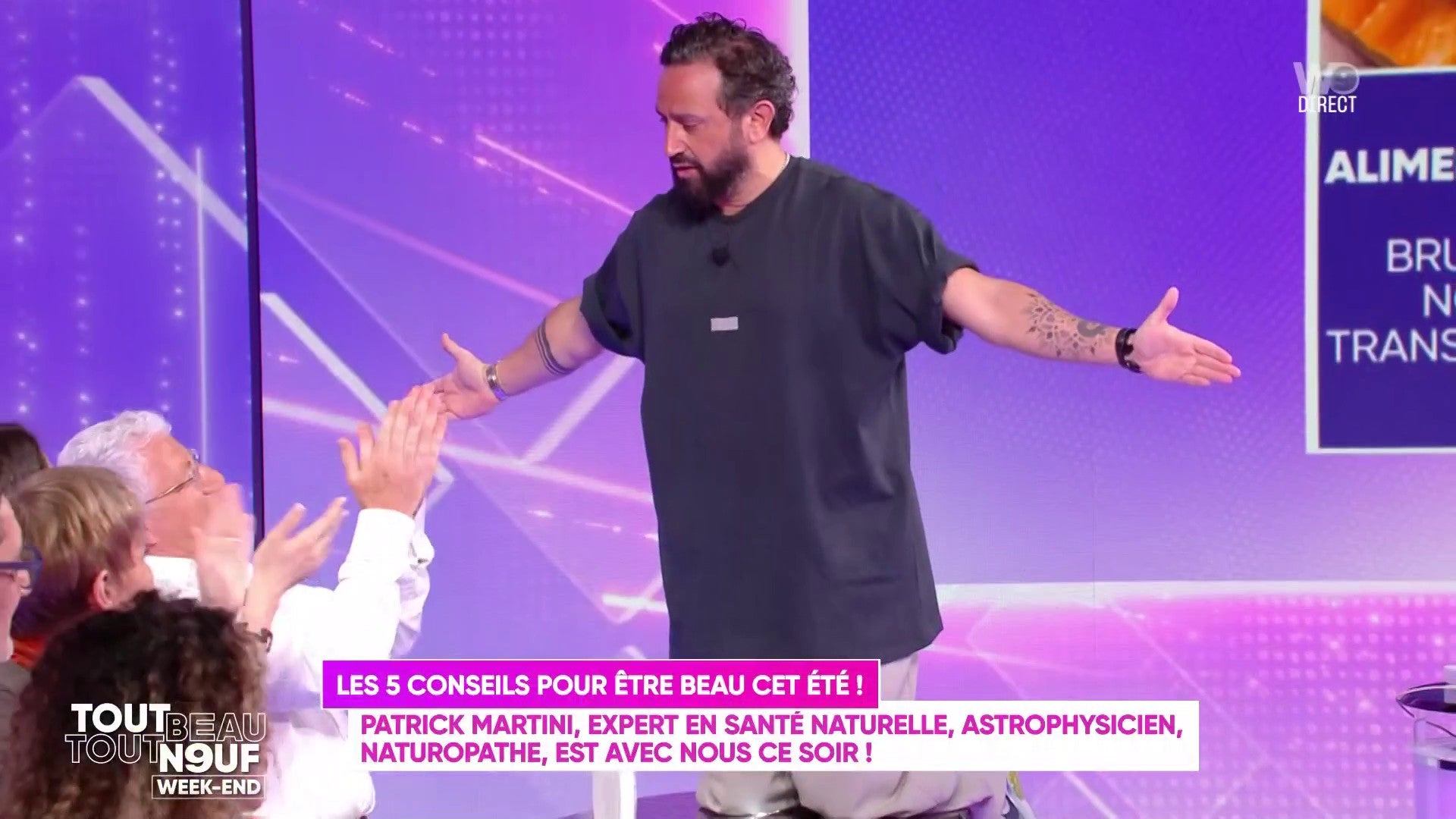 Cyril Hanouna incontrôlable pendant une chronique