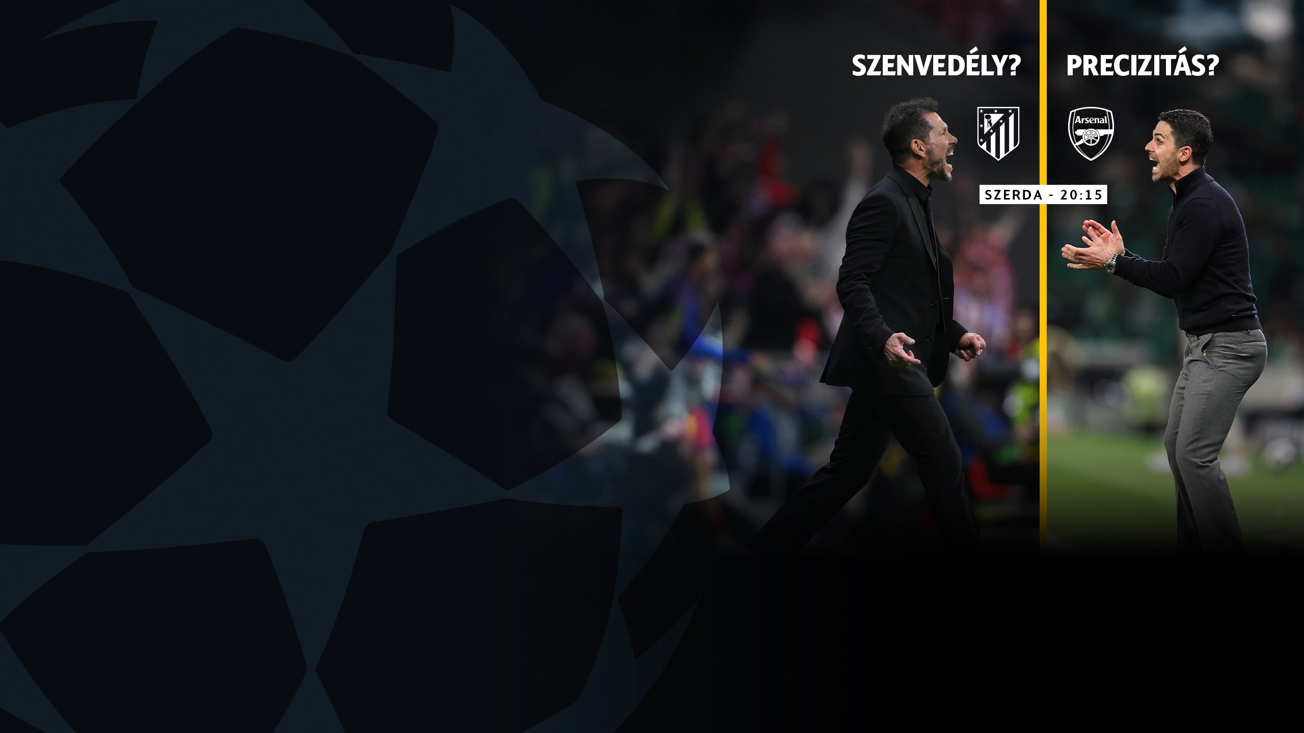 Atletico Madrid - Arsenal 20:15-től