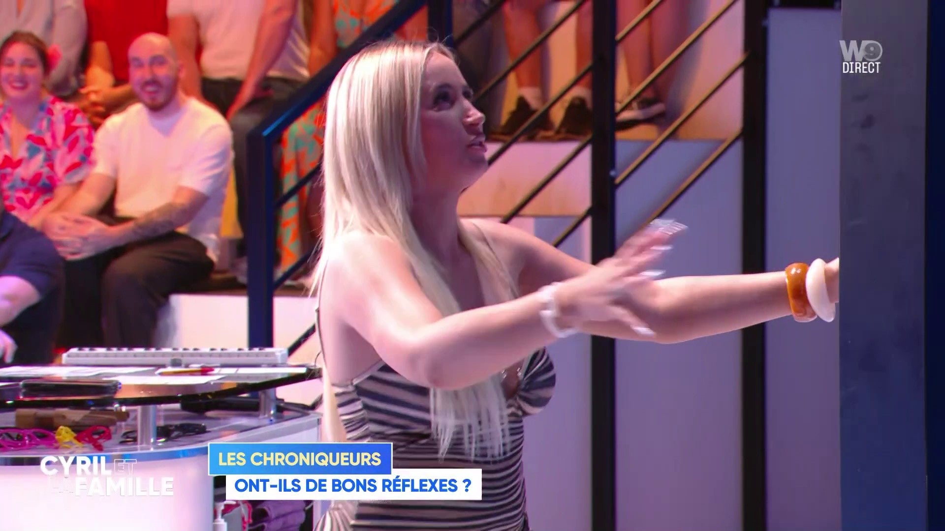 Les chroniqueurs testent leurs réflexes avec un jeu très stressant