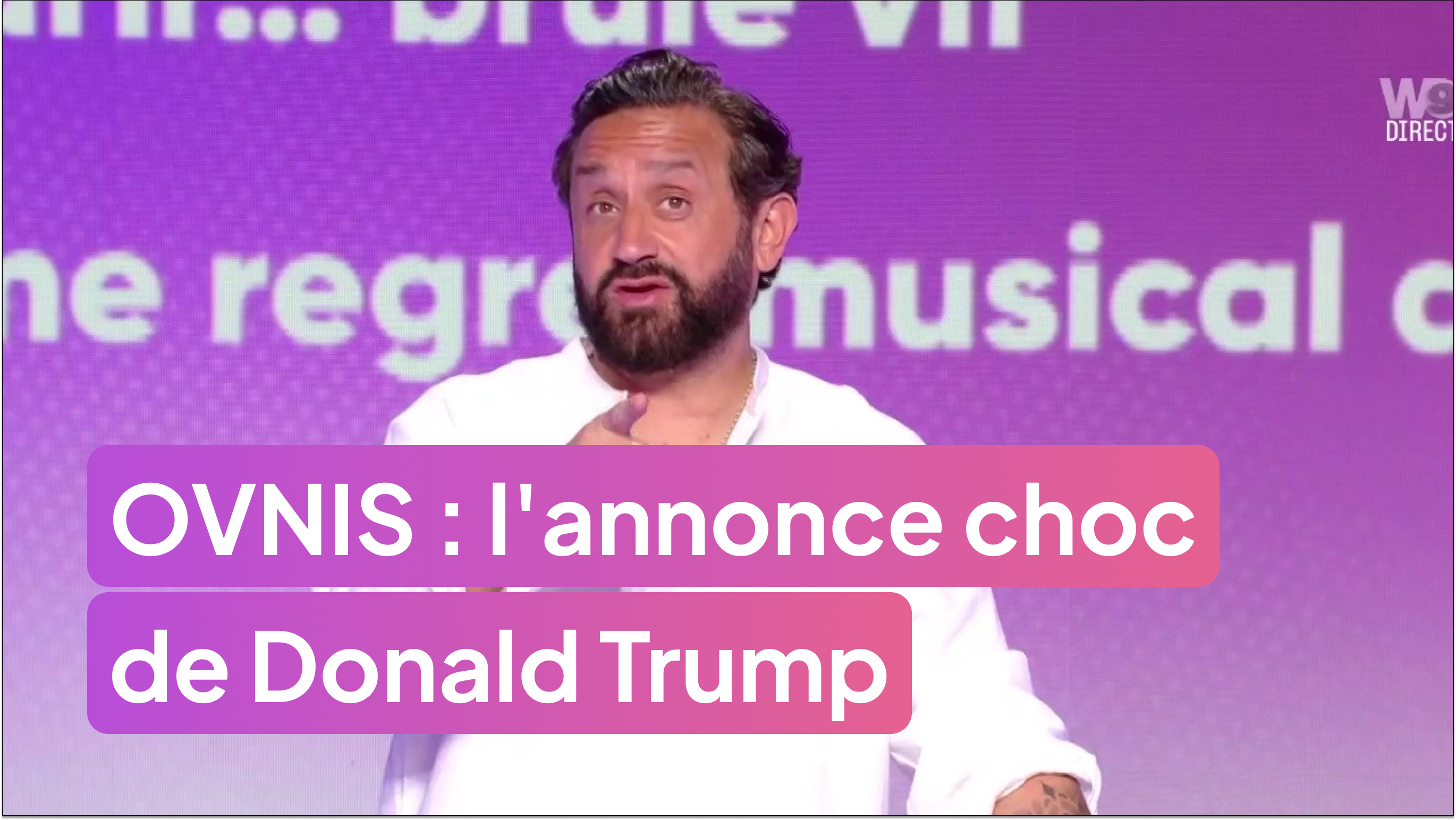 L'annonce choc de Donald Trump sur les OVNIs !