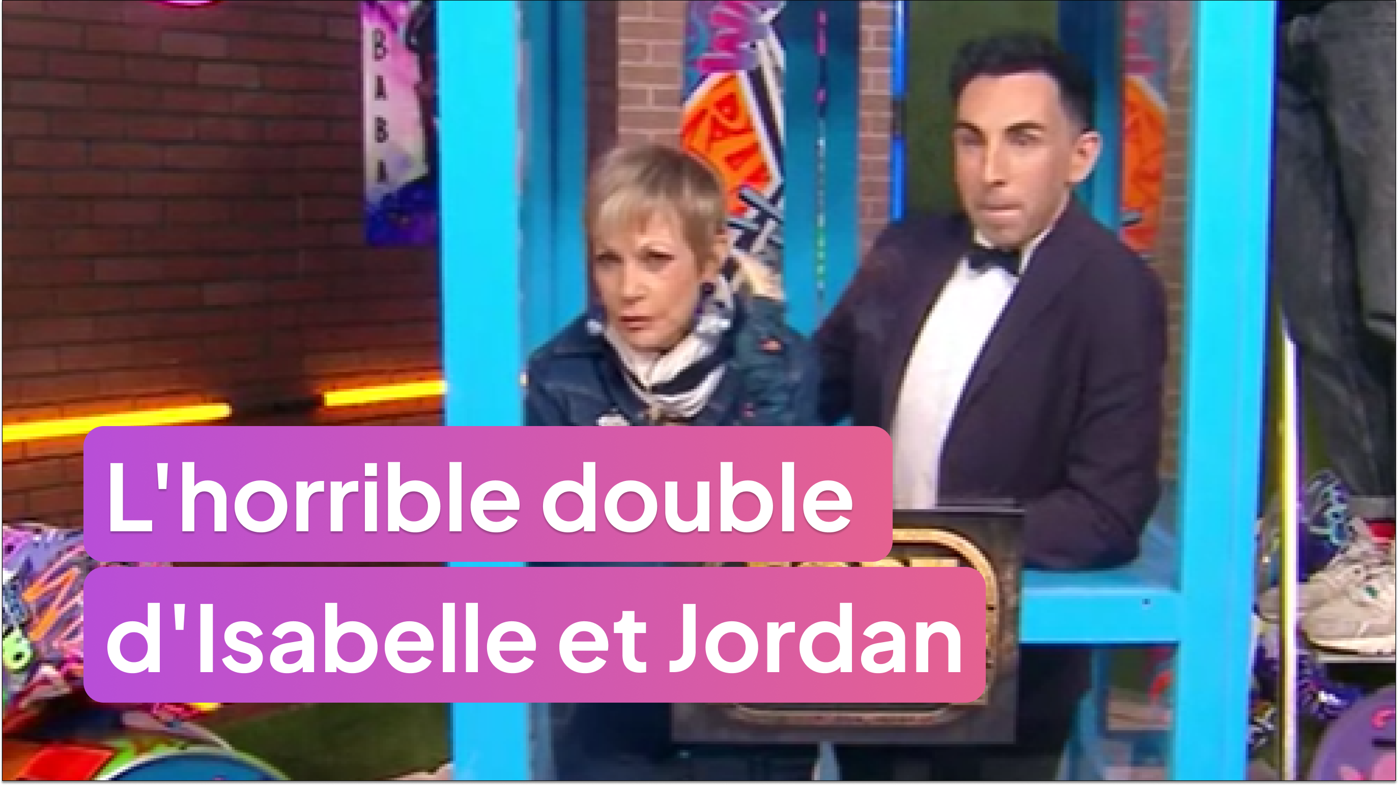 L'horrible double d'Isabelle Morini-Bosc & Jordan De Luxe !