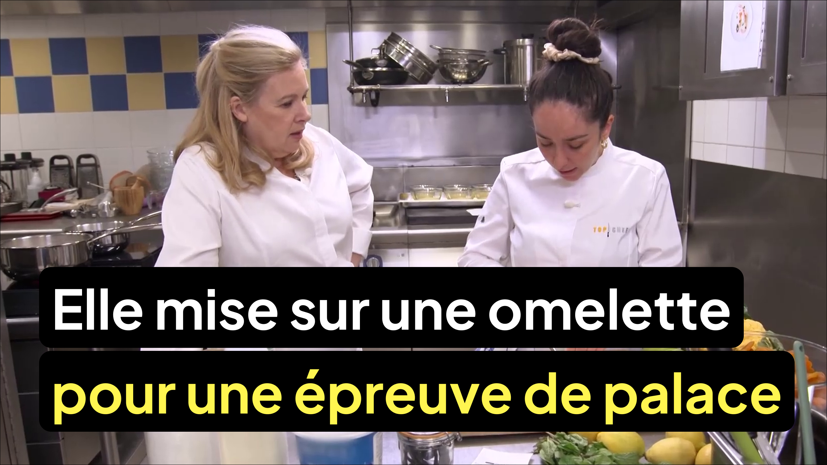 Elle mise sur une simple omelette pour un petit-déjeuner de palace
