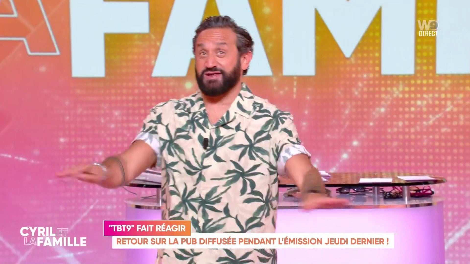 Cyril Hanouna réagit à l'énorme erreur d'une pub en pleine émission !