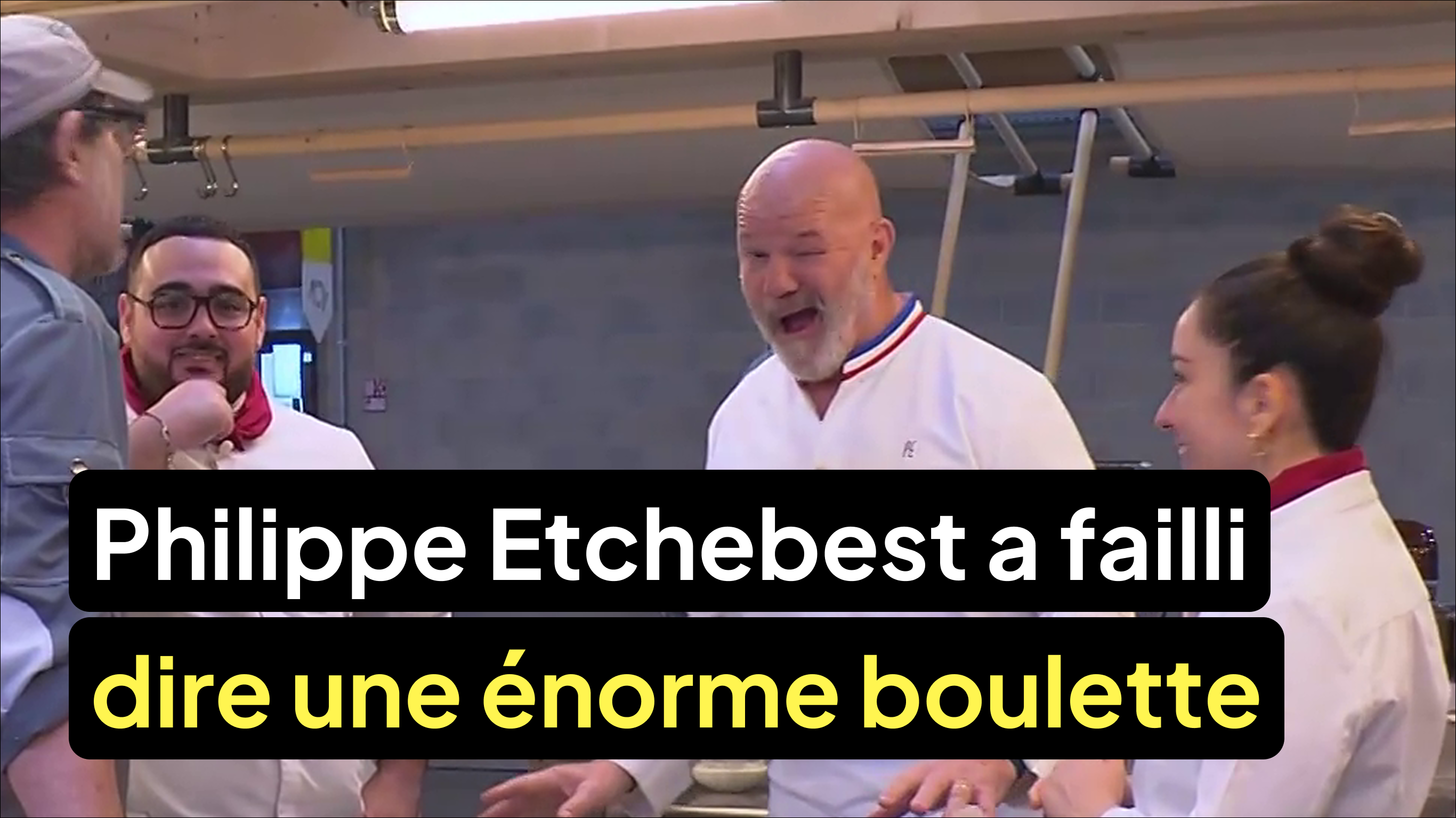 Philippe Etchebest a failli dire une énorme boulette
