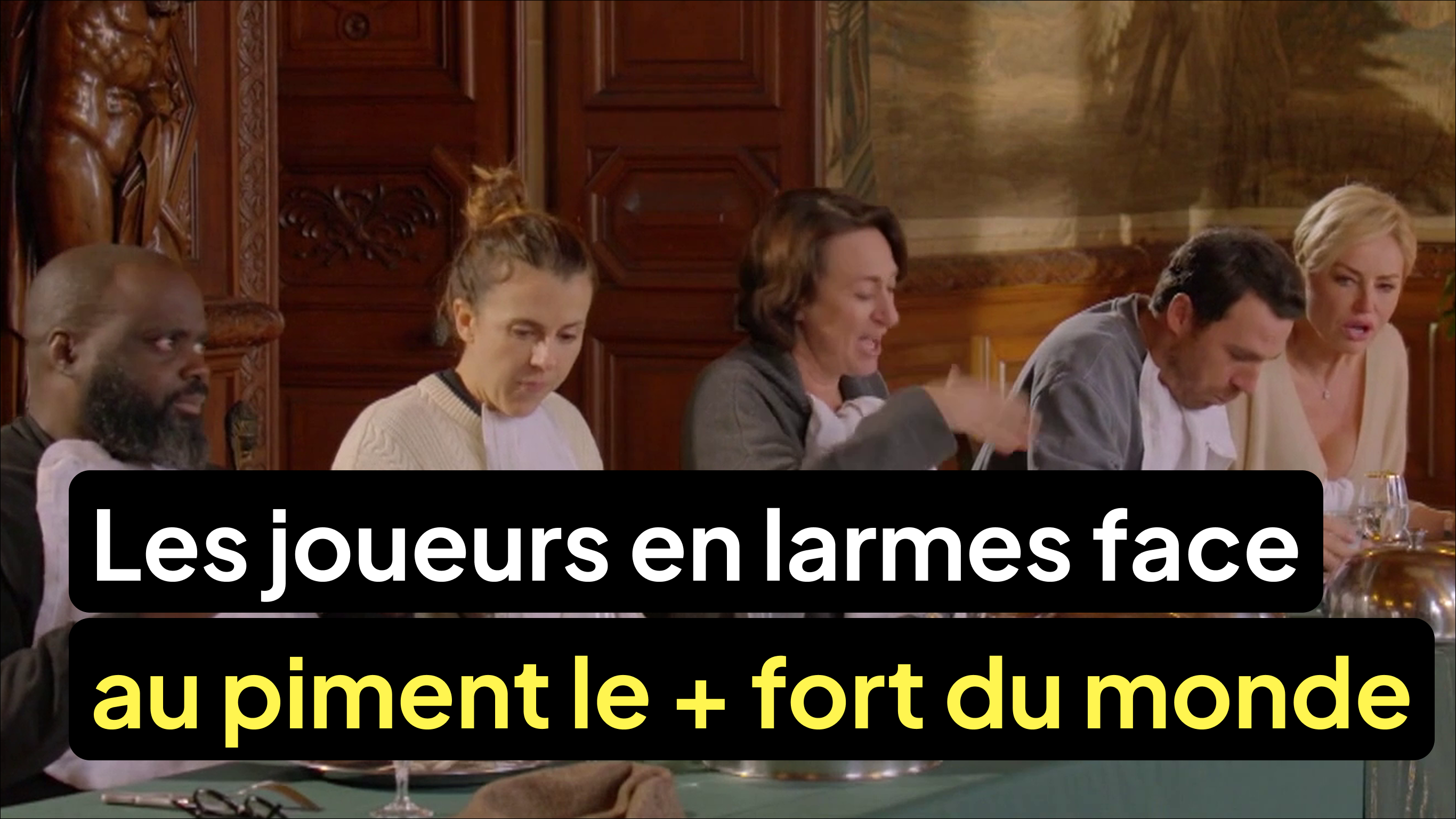 Les joueurs au bord des larmes face au piment le plus fort du monde