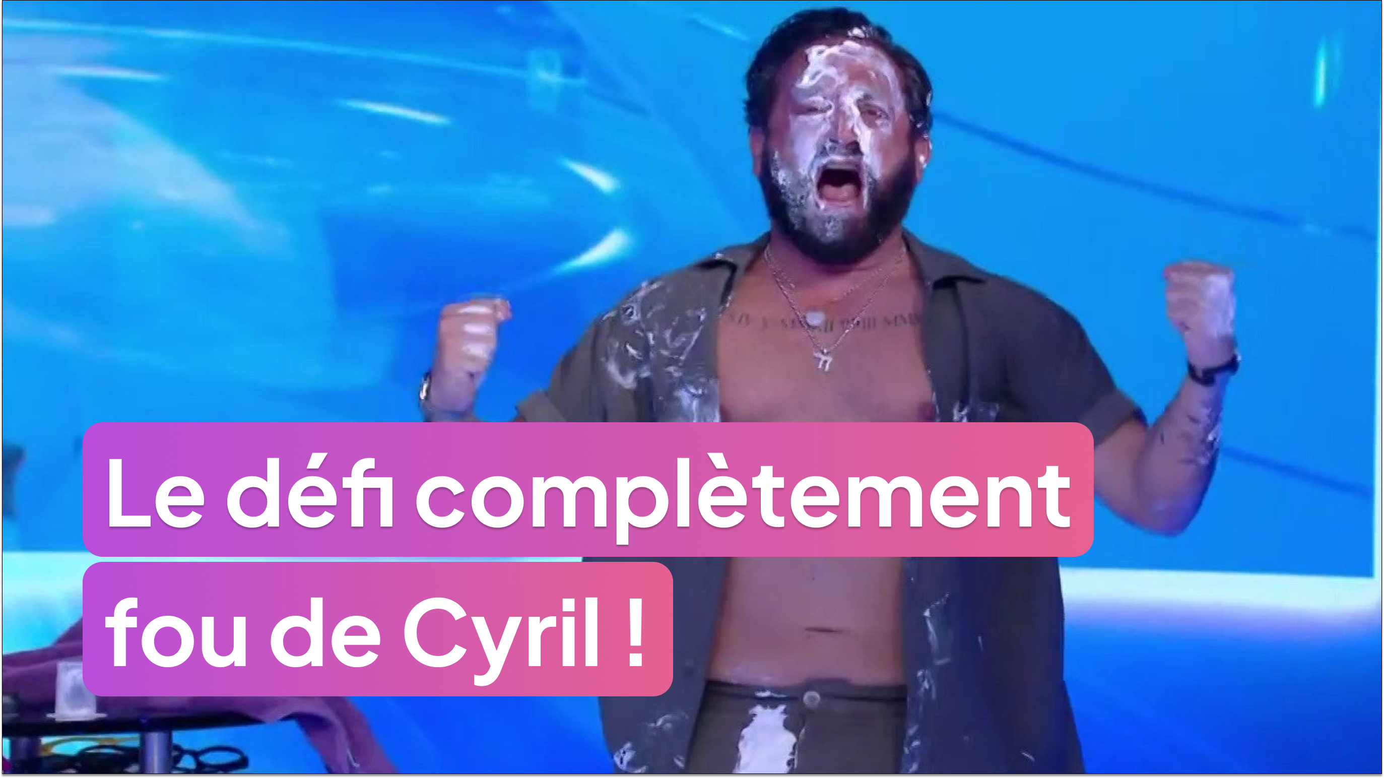 Le défi yaourt complètement fou de Cyril Hanouna !