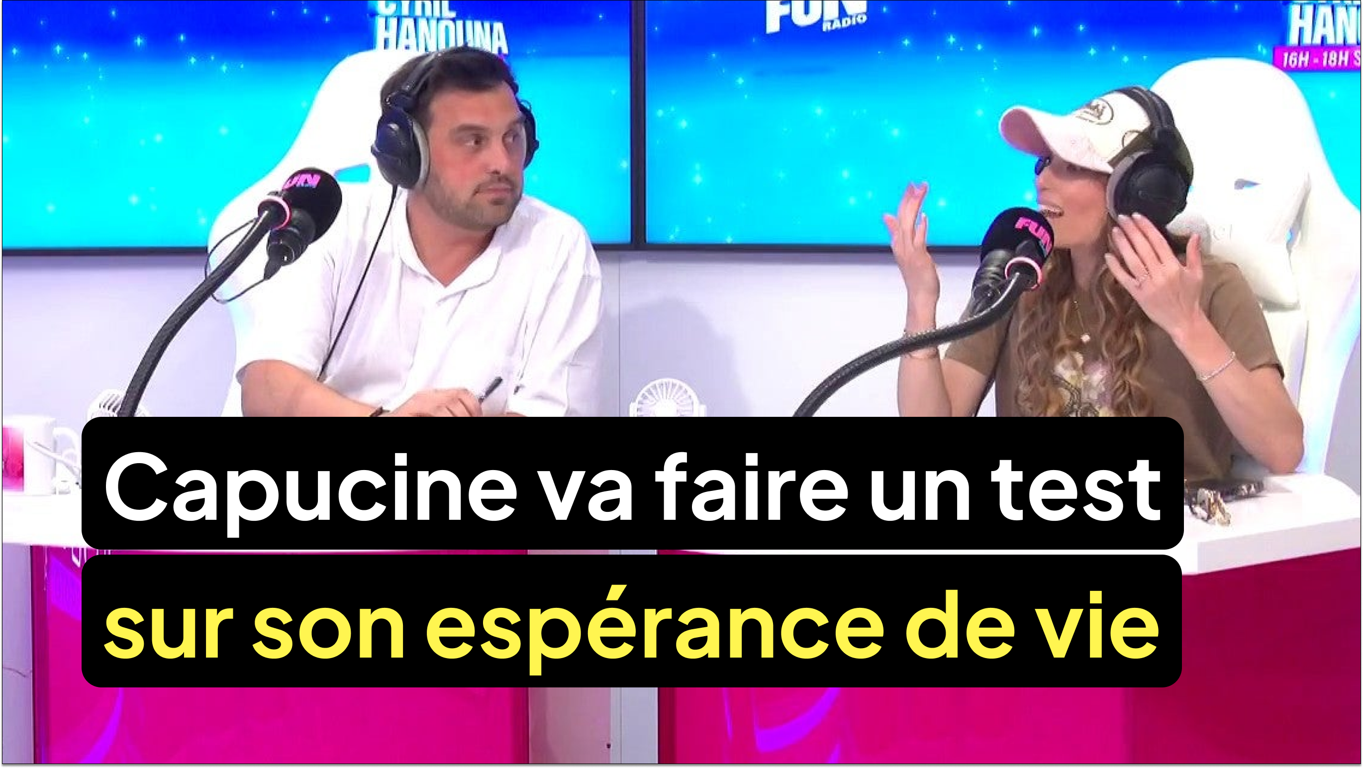 Capucine va faire un test sur son espérance de vie
