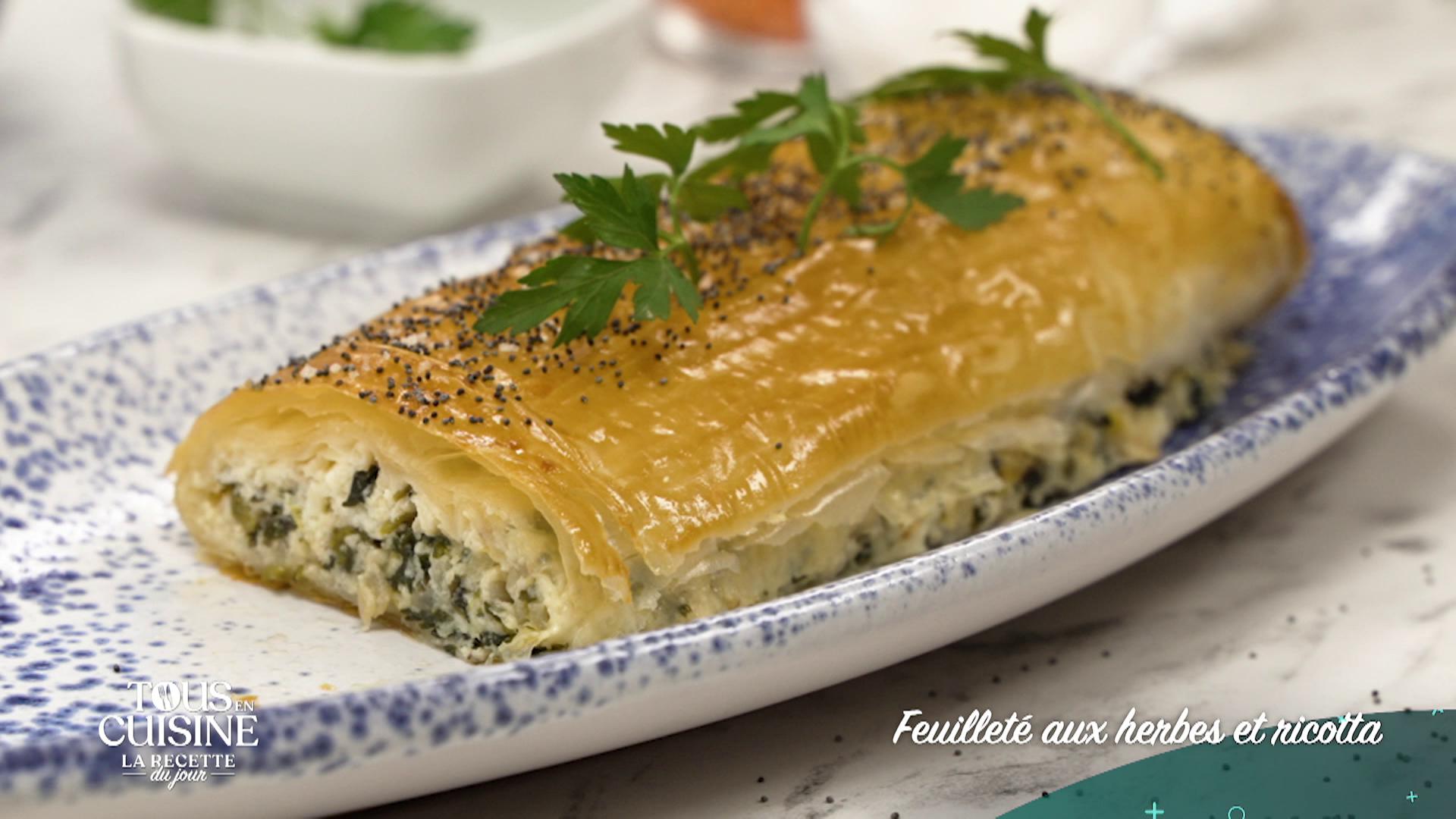 Feuilleté aux herbes fraîches et ricotta