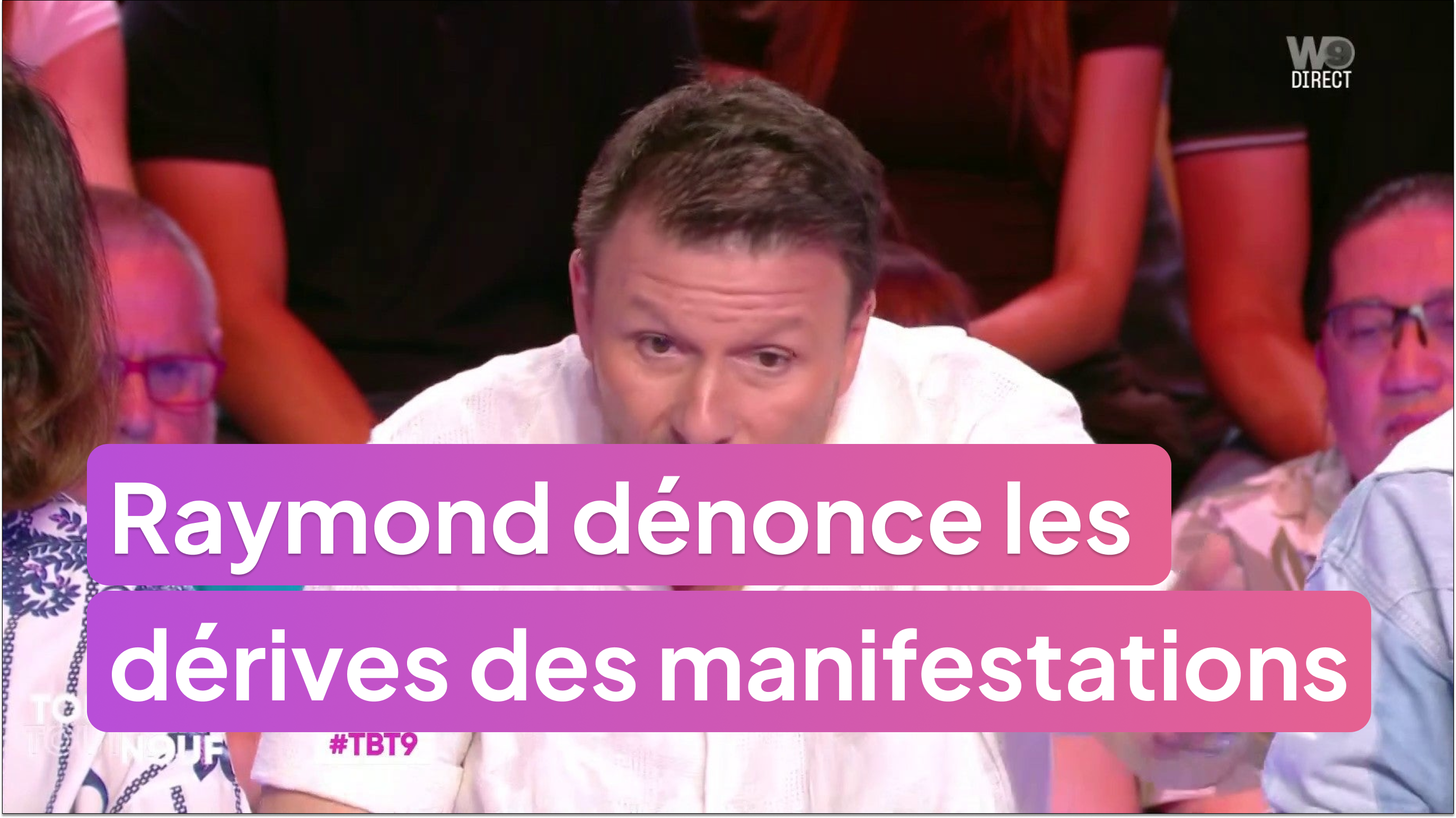 Raymond s’emporte contre les manifestations qui dérapent