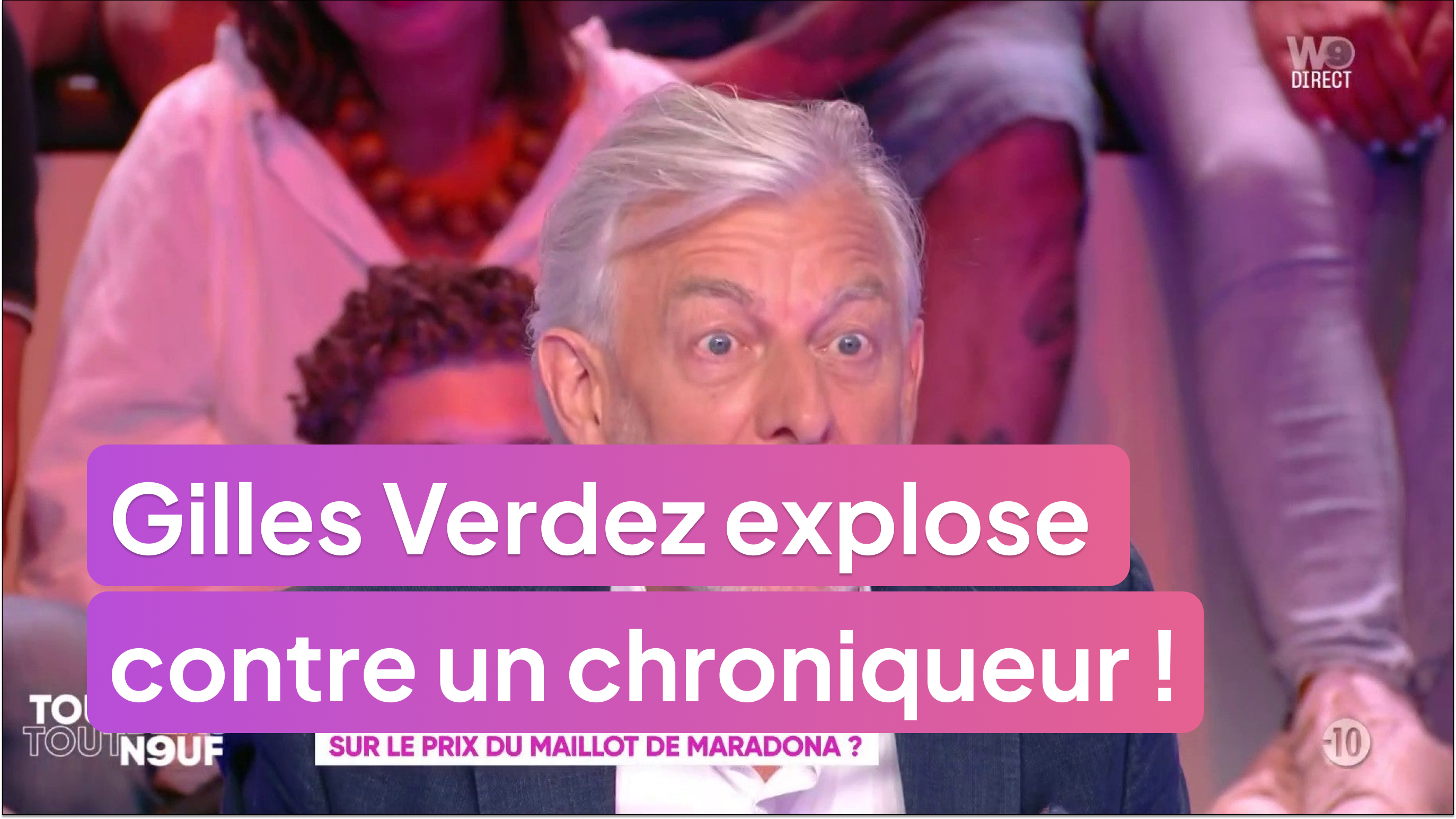 Gilles Verdez explose contre un chroniqueur !