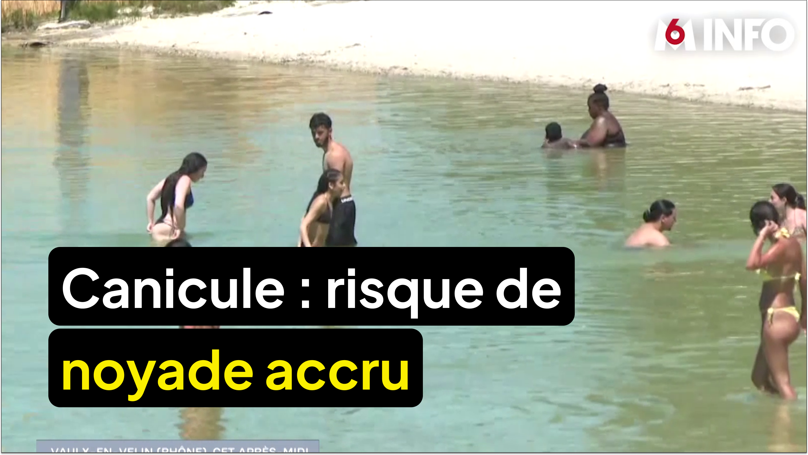 Risque de noyade accru en période de forte chaleur