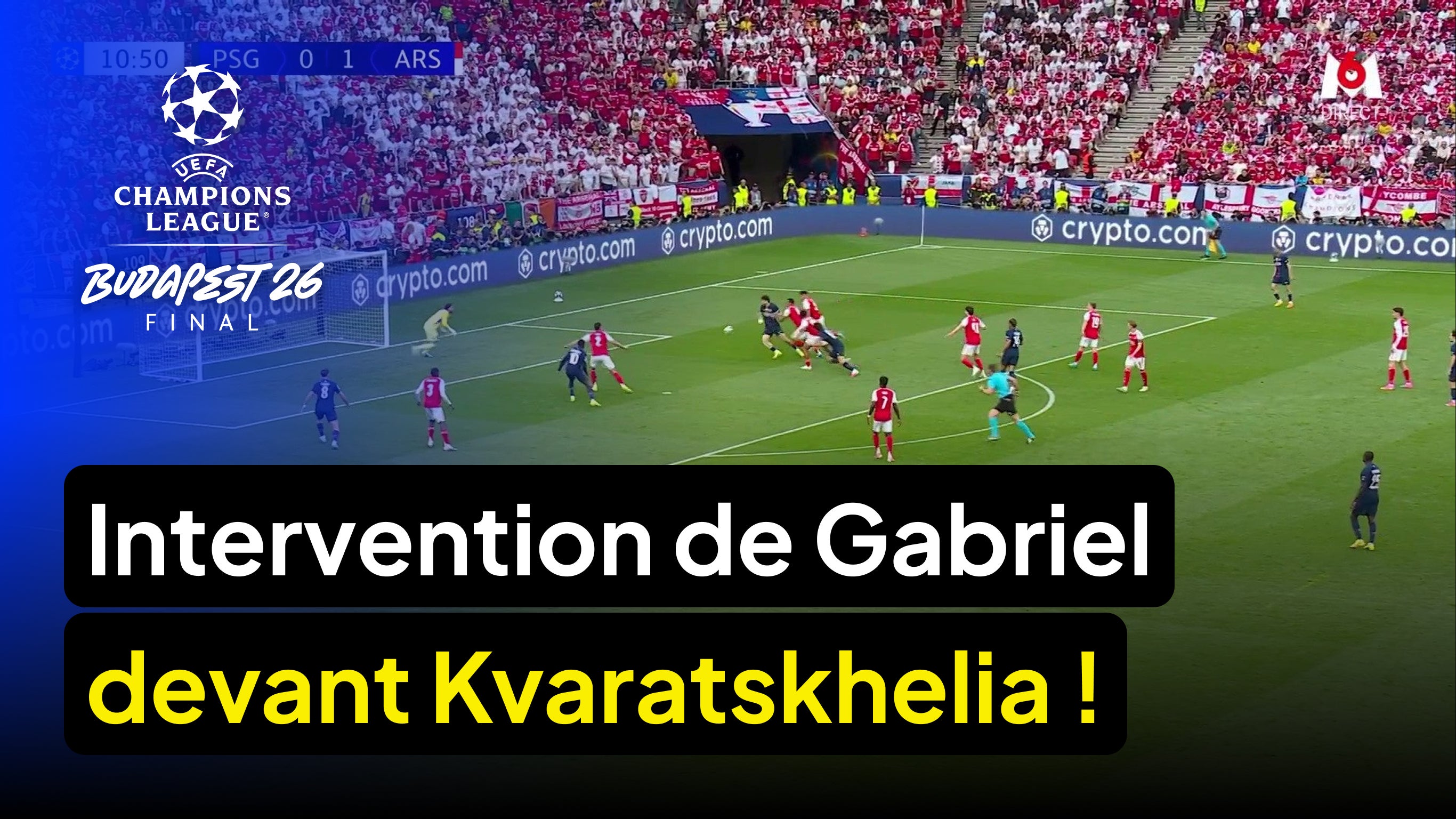 Intervention miraculeuse de Gabriel devant Kvaratskhelia !