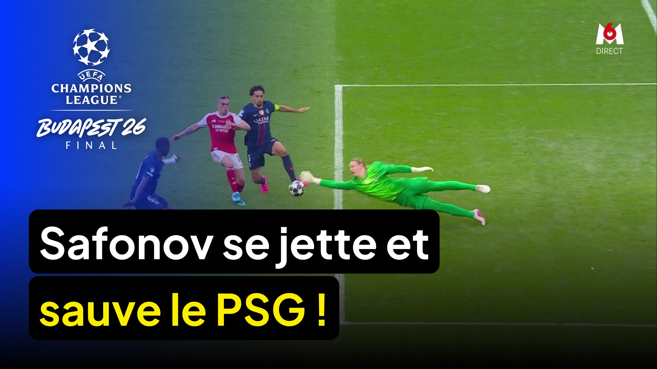 Safonov se jette et sauve le PSG !