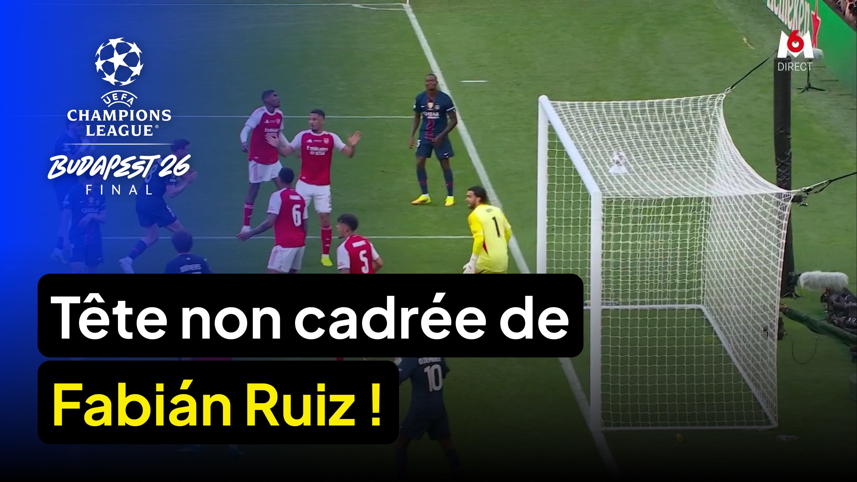 Tête non cadrée de Fabián Ruiz !