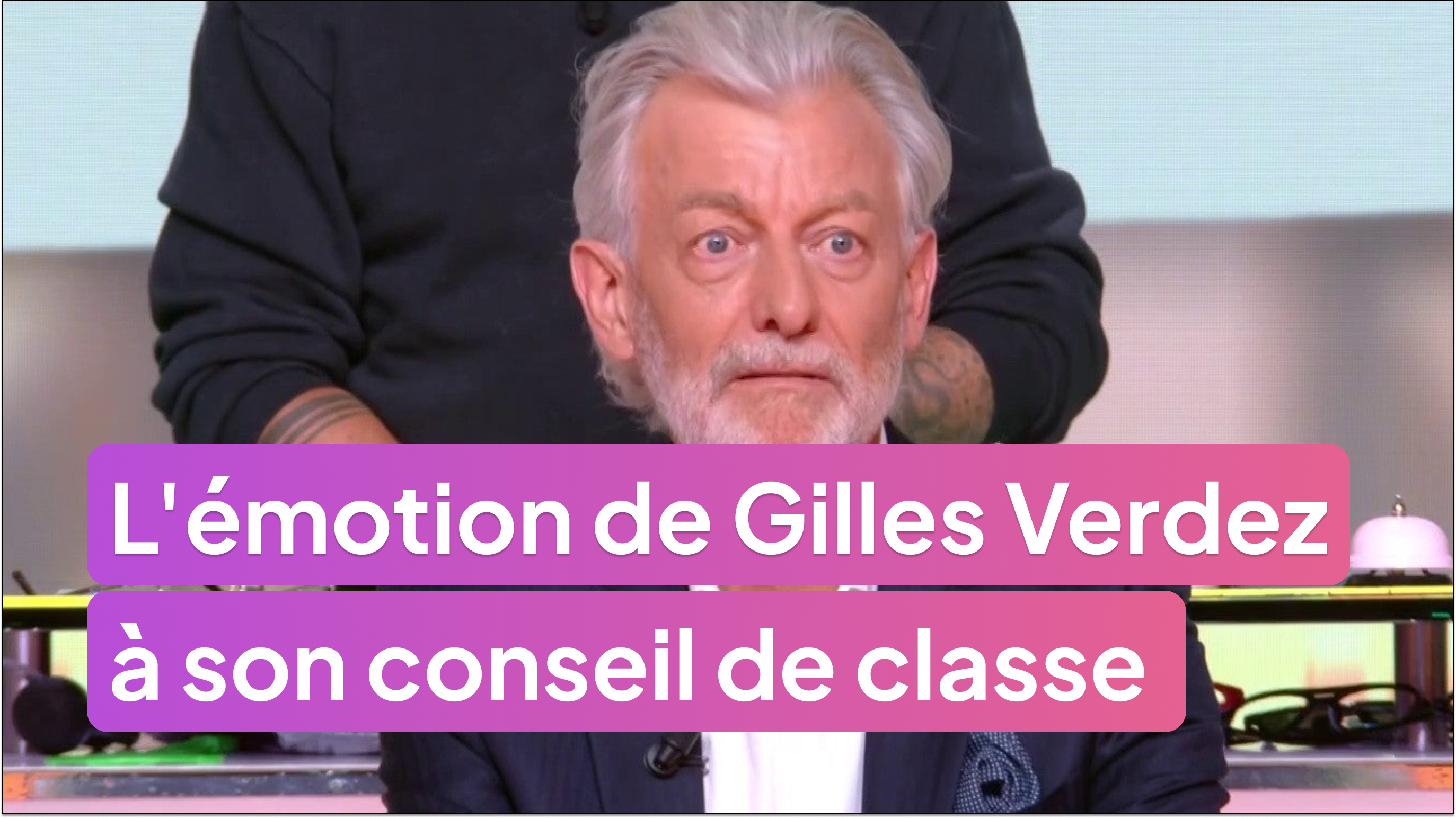 L'émotion forte de Gilles Verdez pendant son conseil de classe