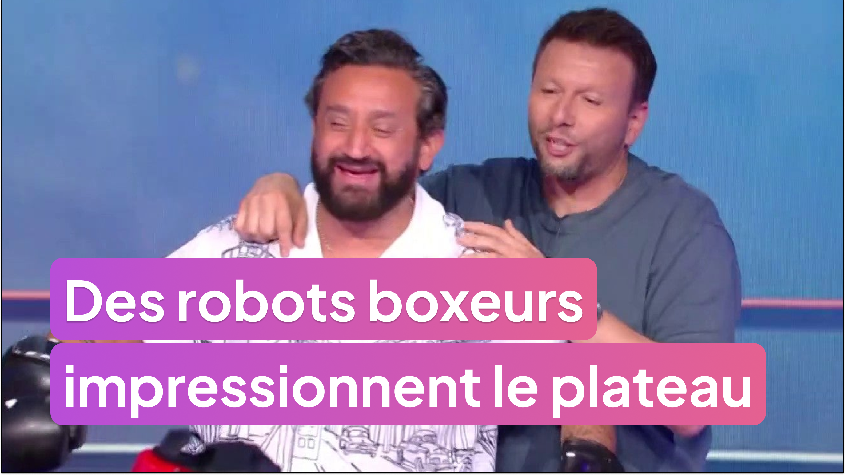Des robots boxeurs impressionnent tout le plateau