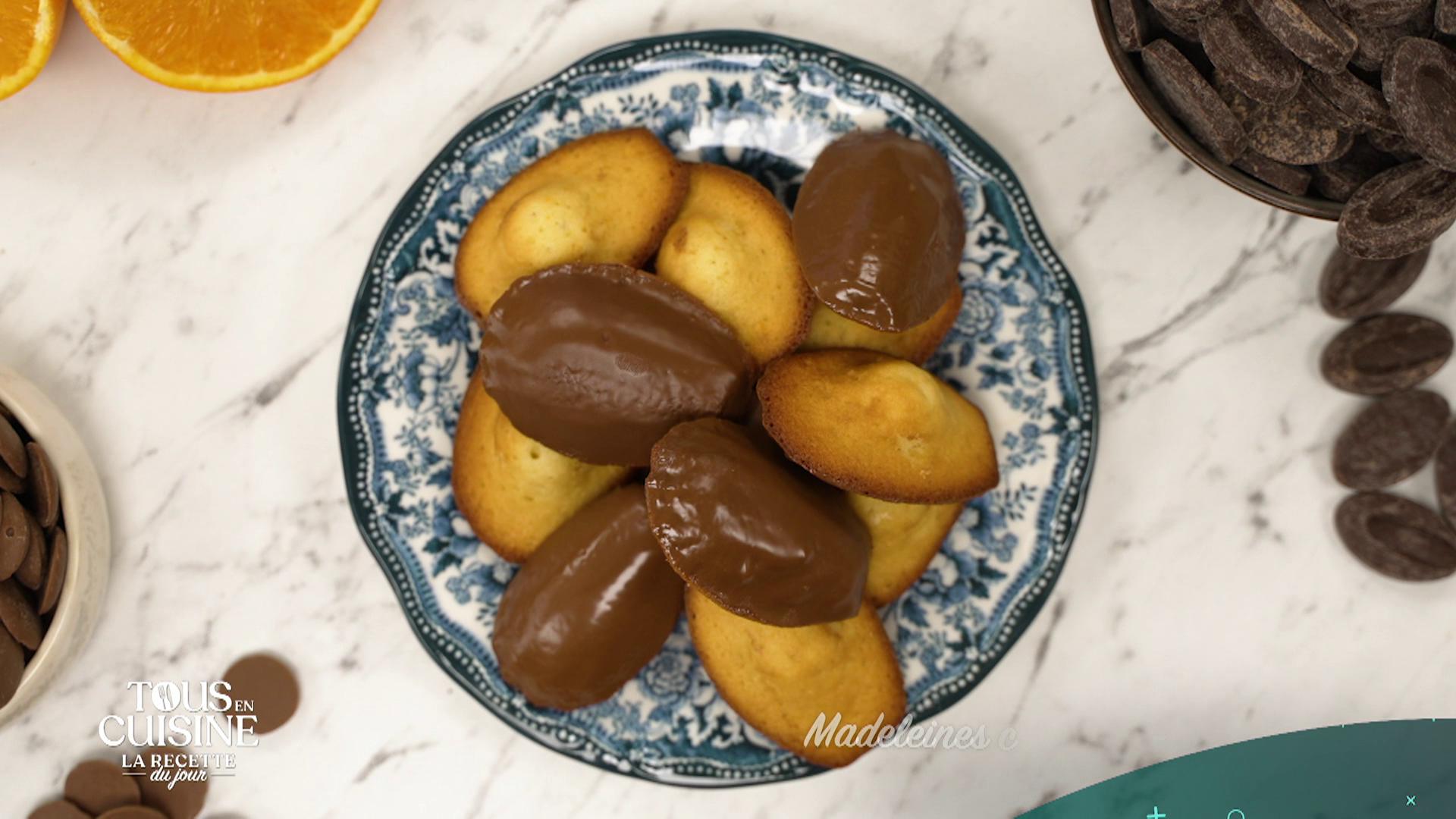 Madeleines craquantes au chocolat