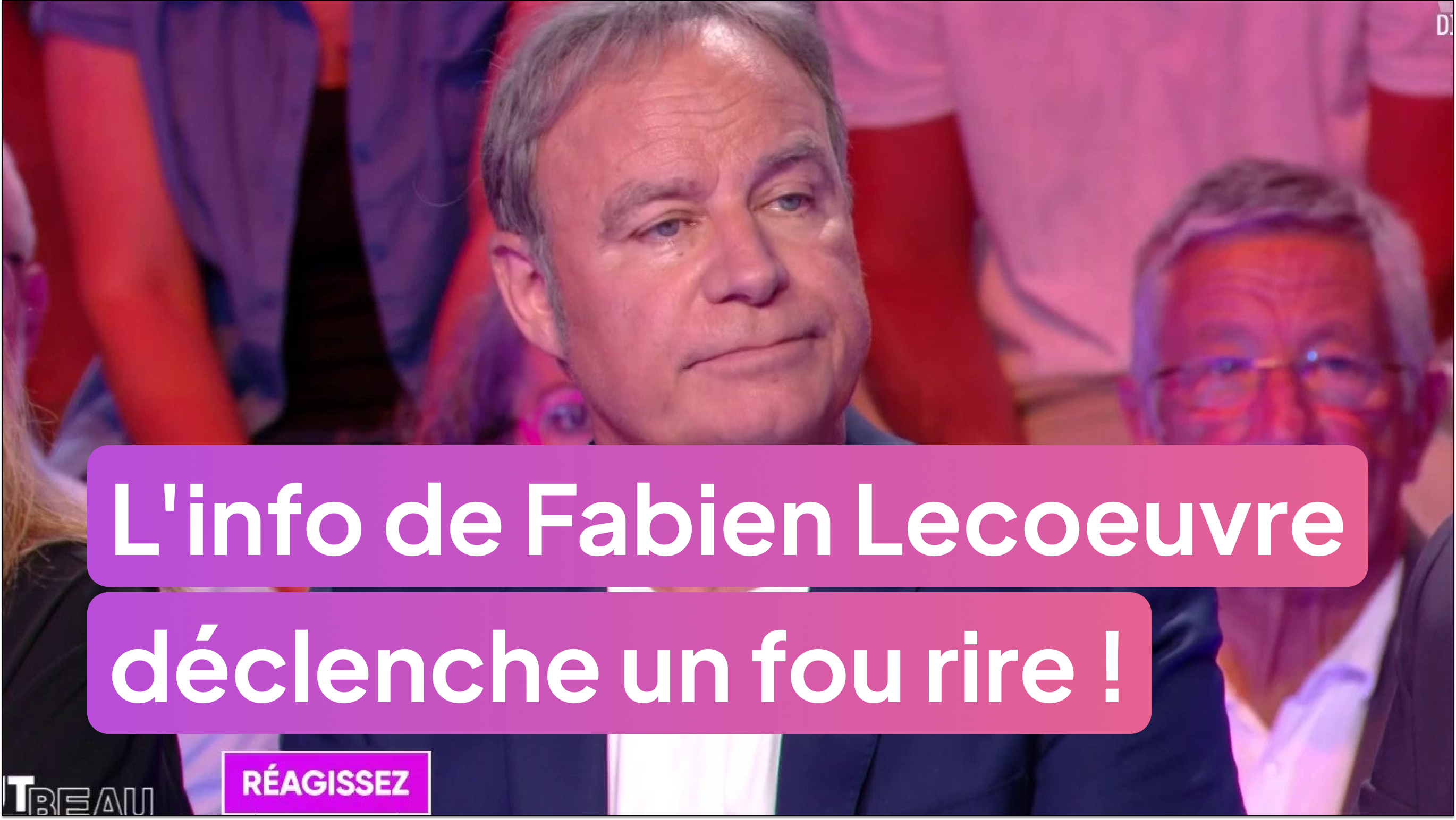 L'info de Fabien Lecoeuvre tombe à plat et déclenche un fou rire !