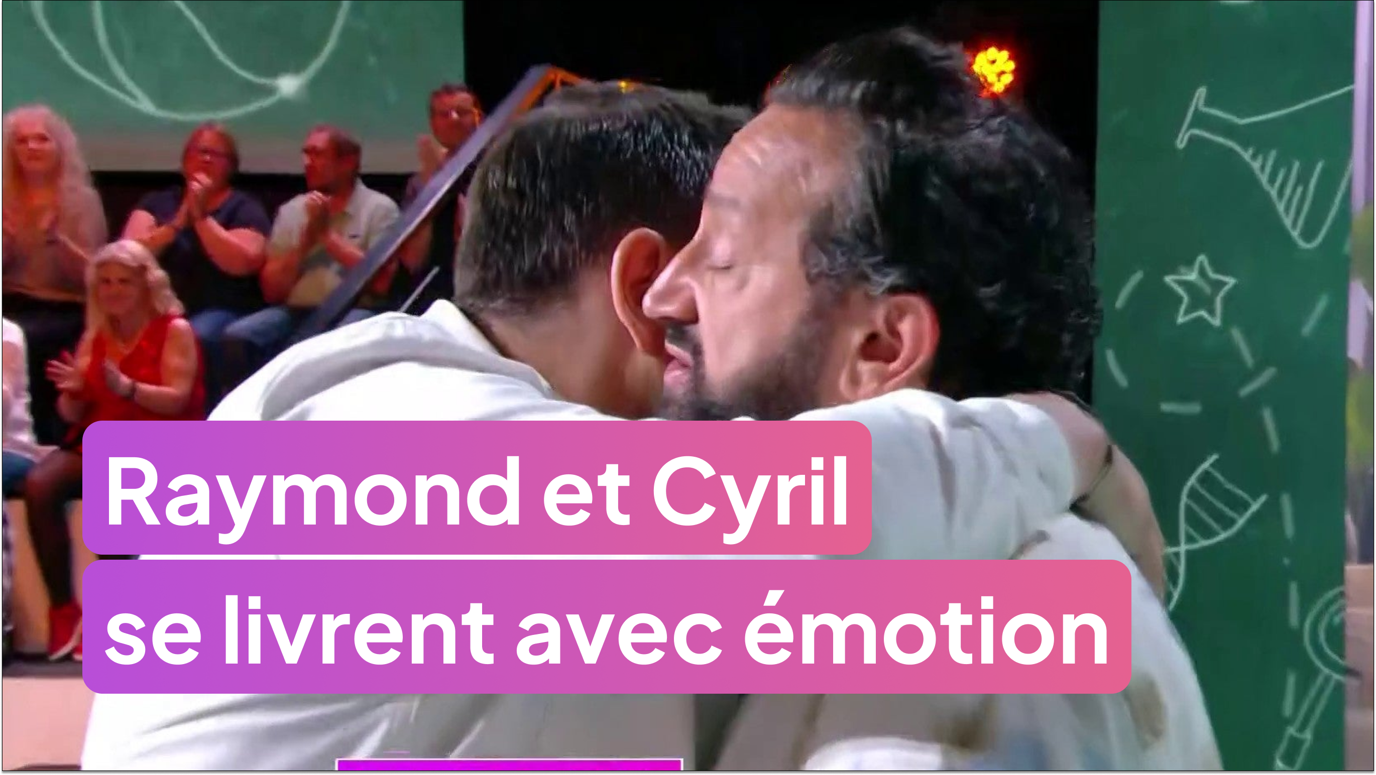 Raymond et Cyril se livrent avec émotion