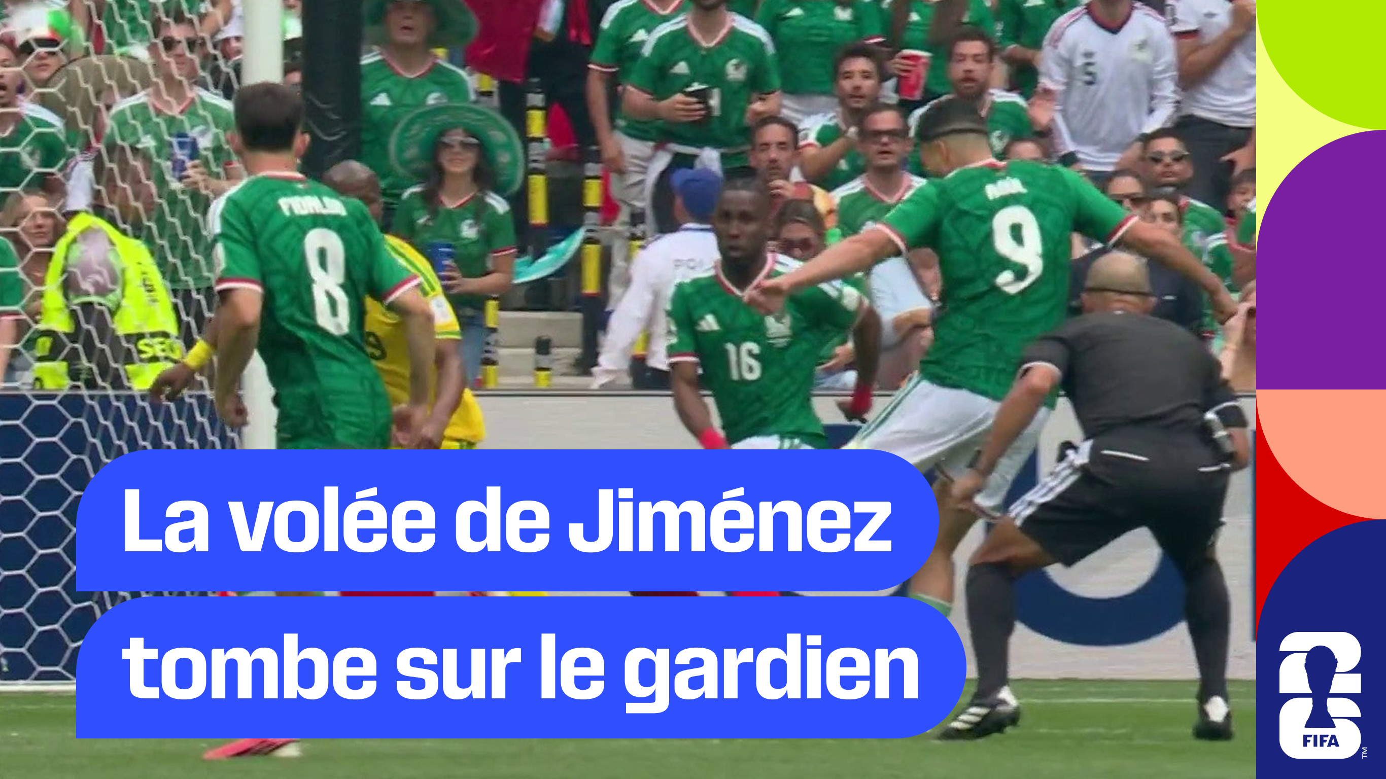 Jiménez déclenche une volée surpuissante et tombe sur le gardien !