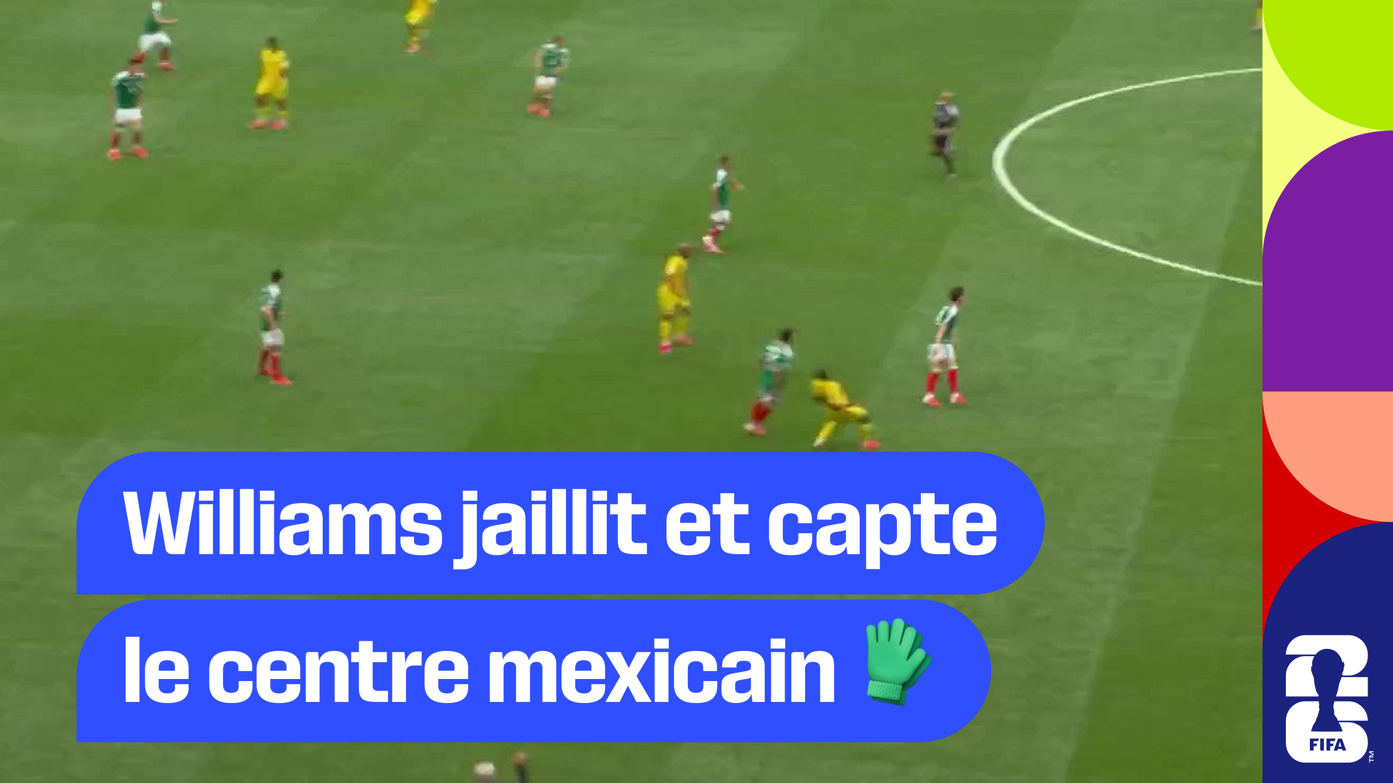 Williams jaillit au sol et capte le centre mexicain sous pression 🧤