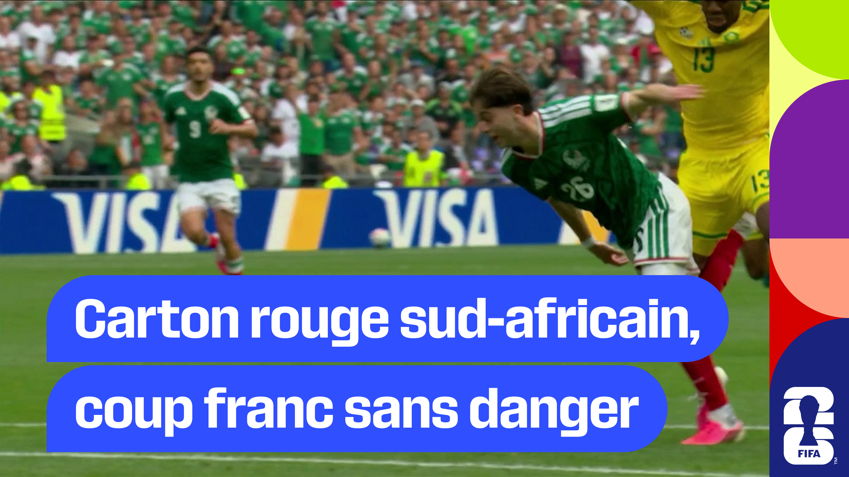 Rouge sud-africain, coup franc sans danger