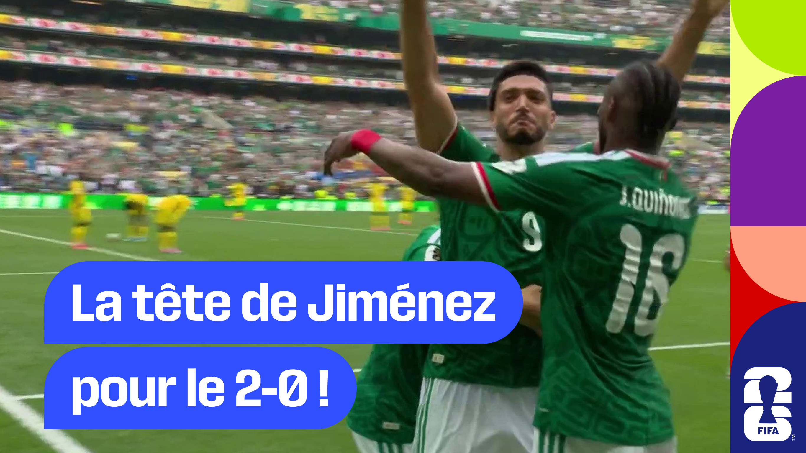 La tête de Jiménez pour le 2-0 !