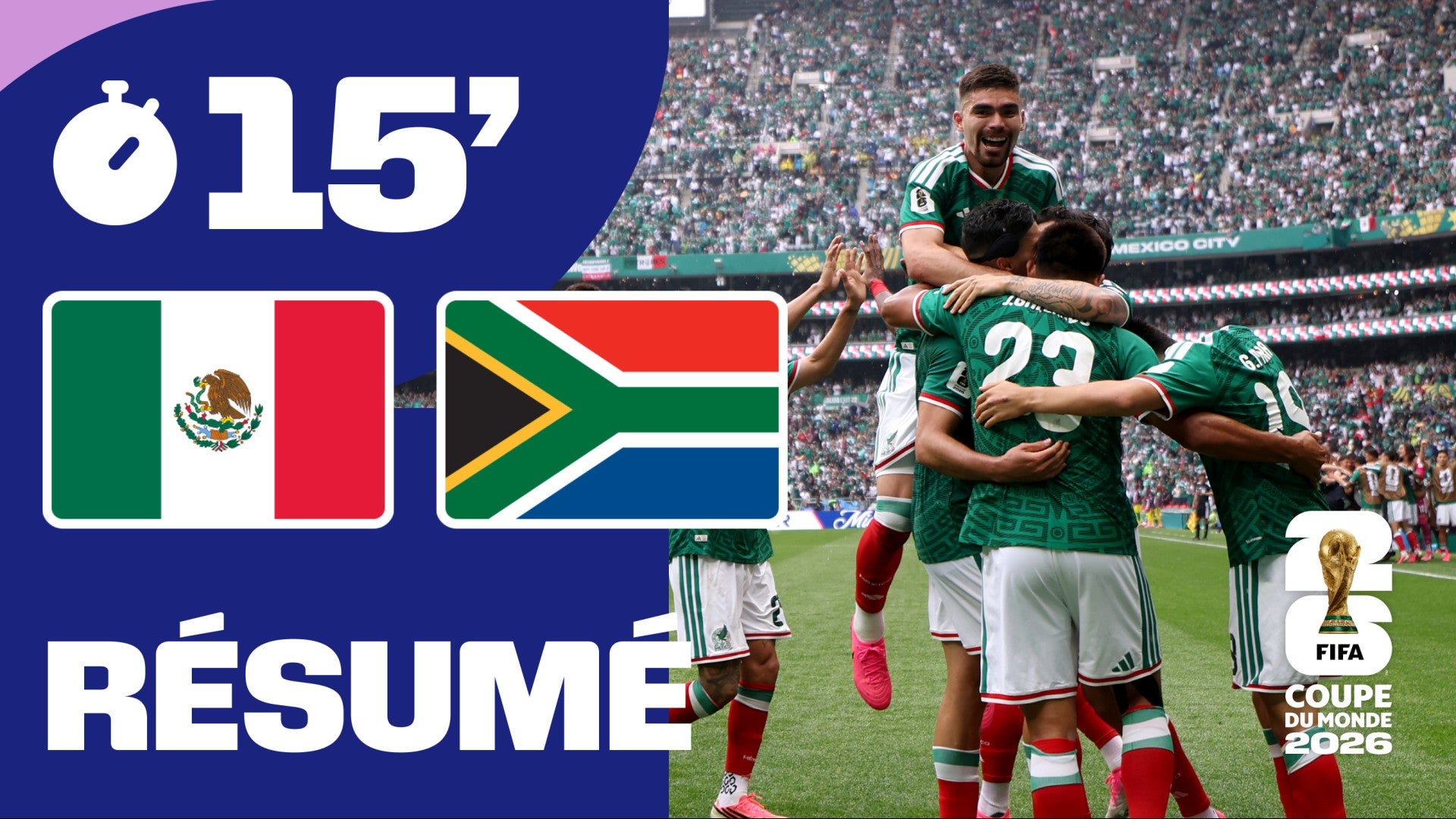 Résumé : Mexique - Afrique du Sud (2-0)