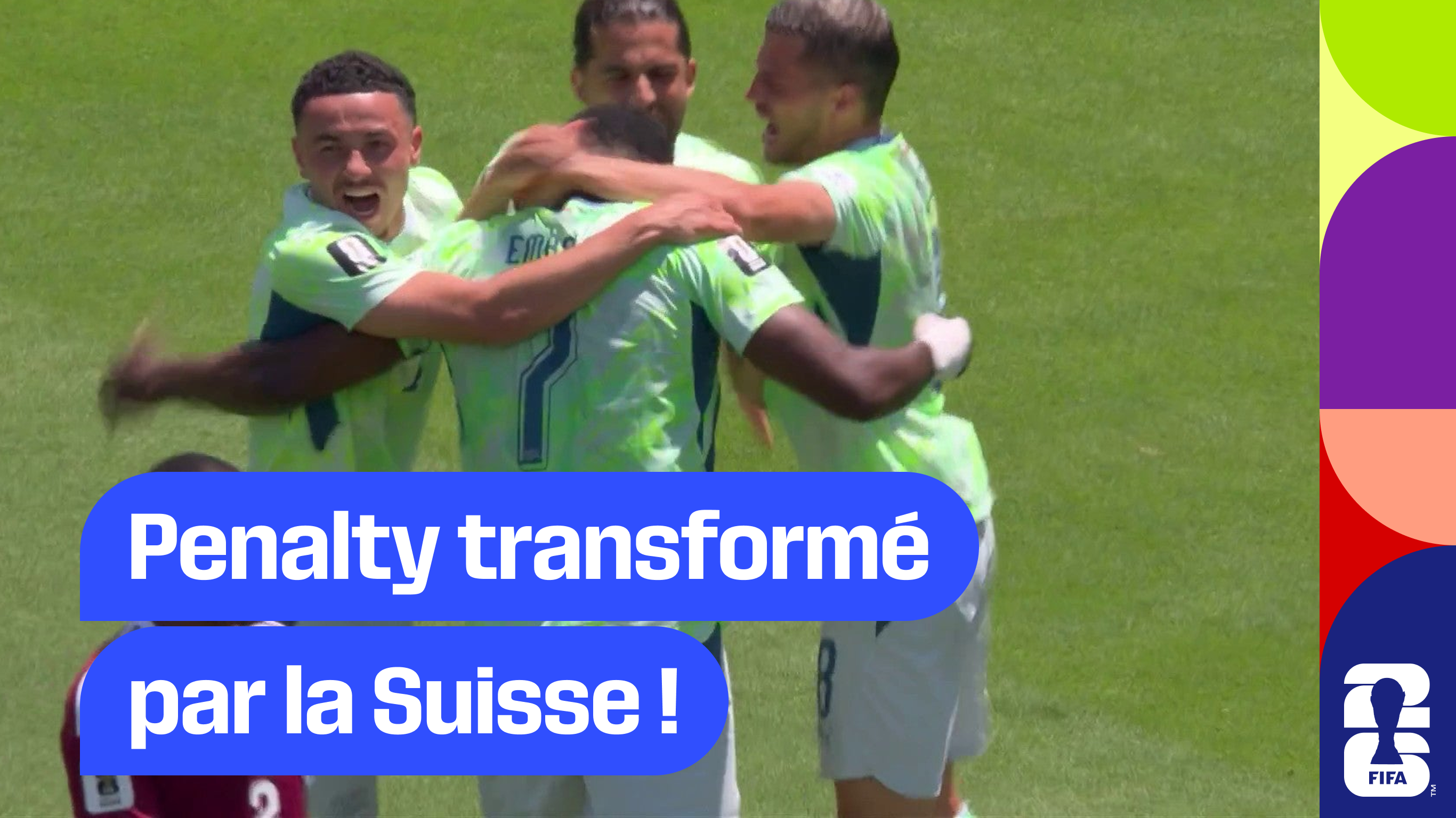 Penalty transformé par la Suisse ! 1-0 face au Qatar