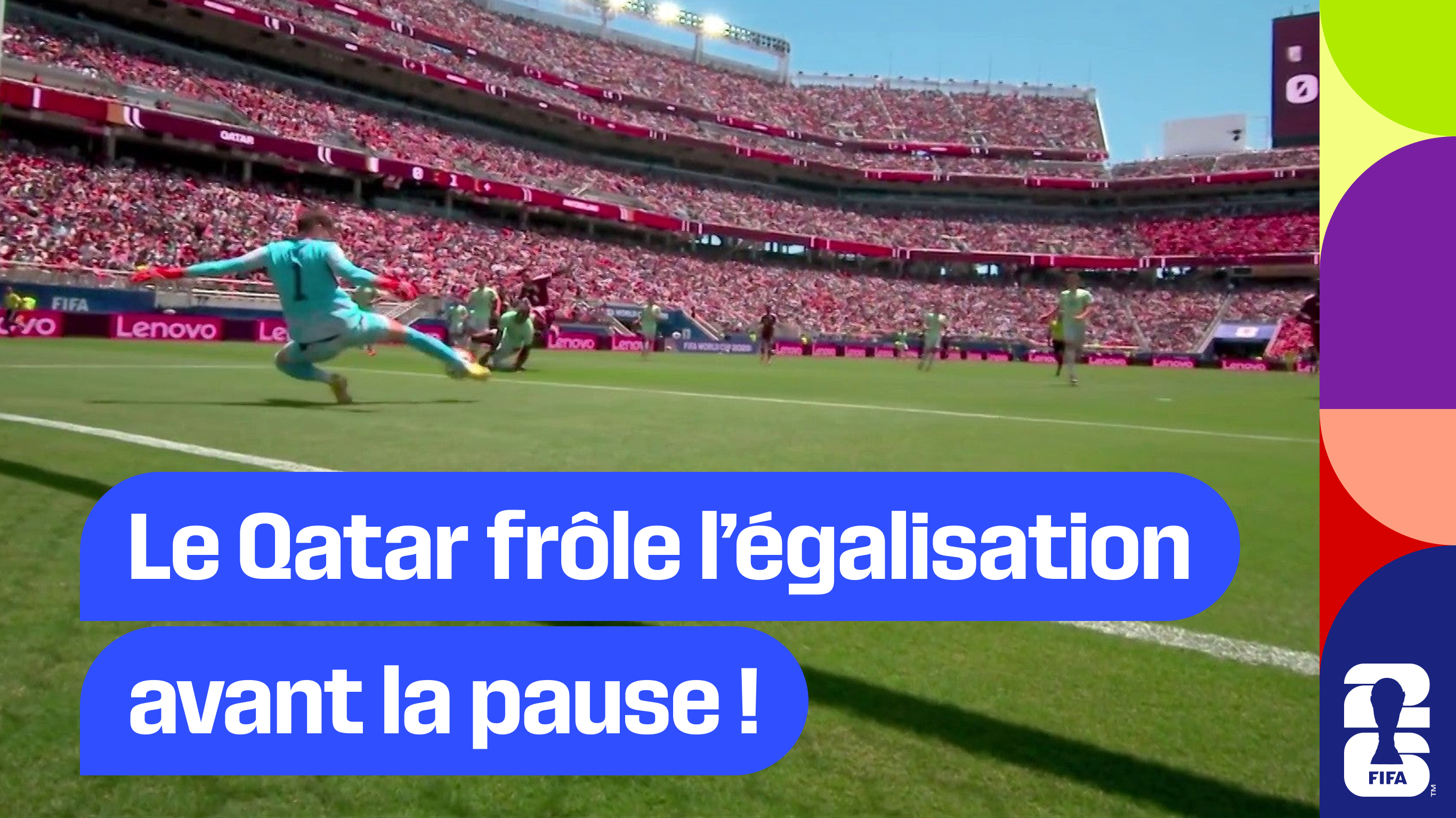 Le Qatar frôle l’égalisation avant la pause !