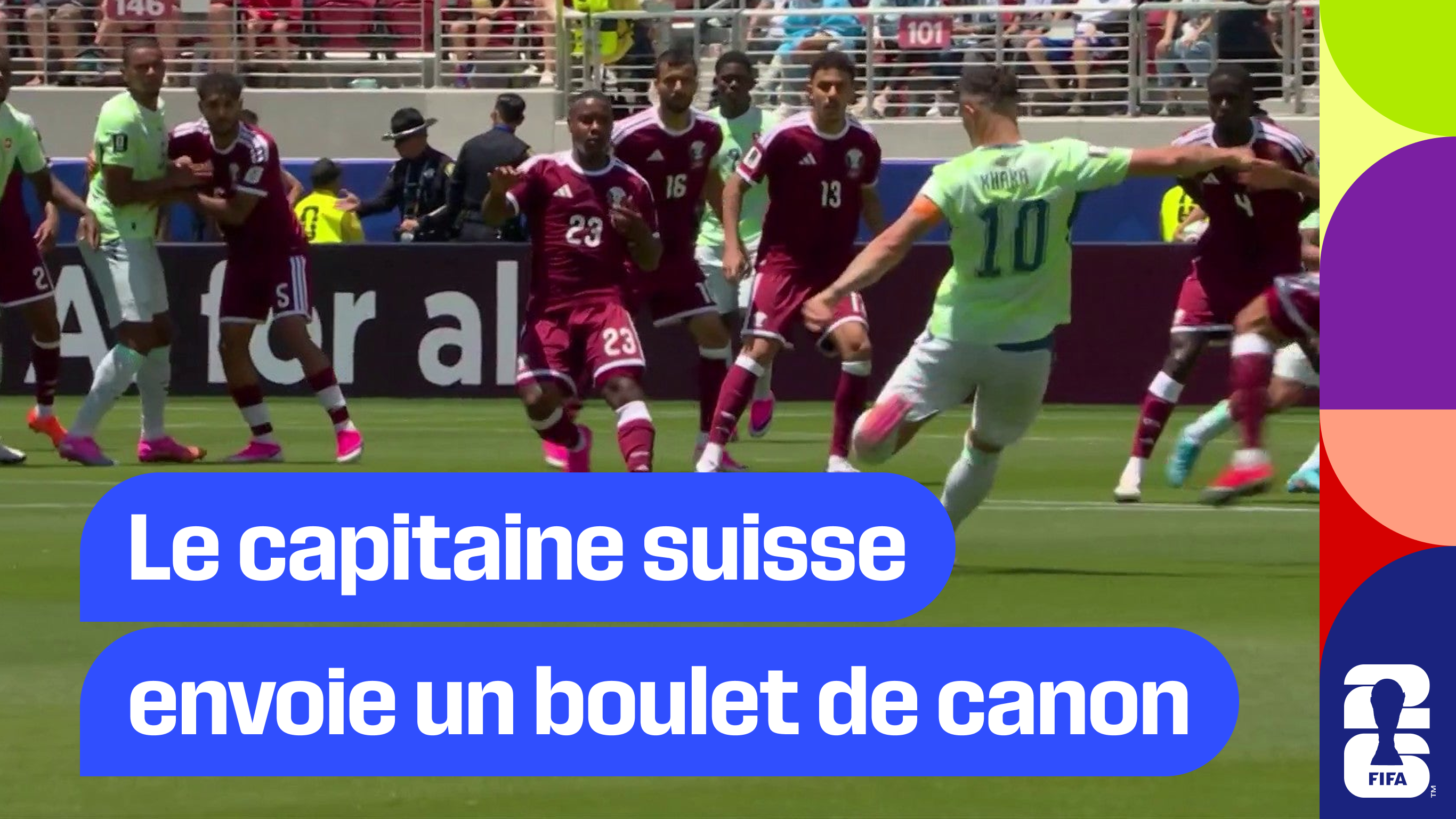 Le capitaine suisse envoie un boulet de canon