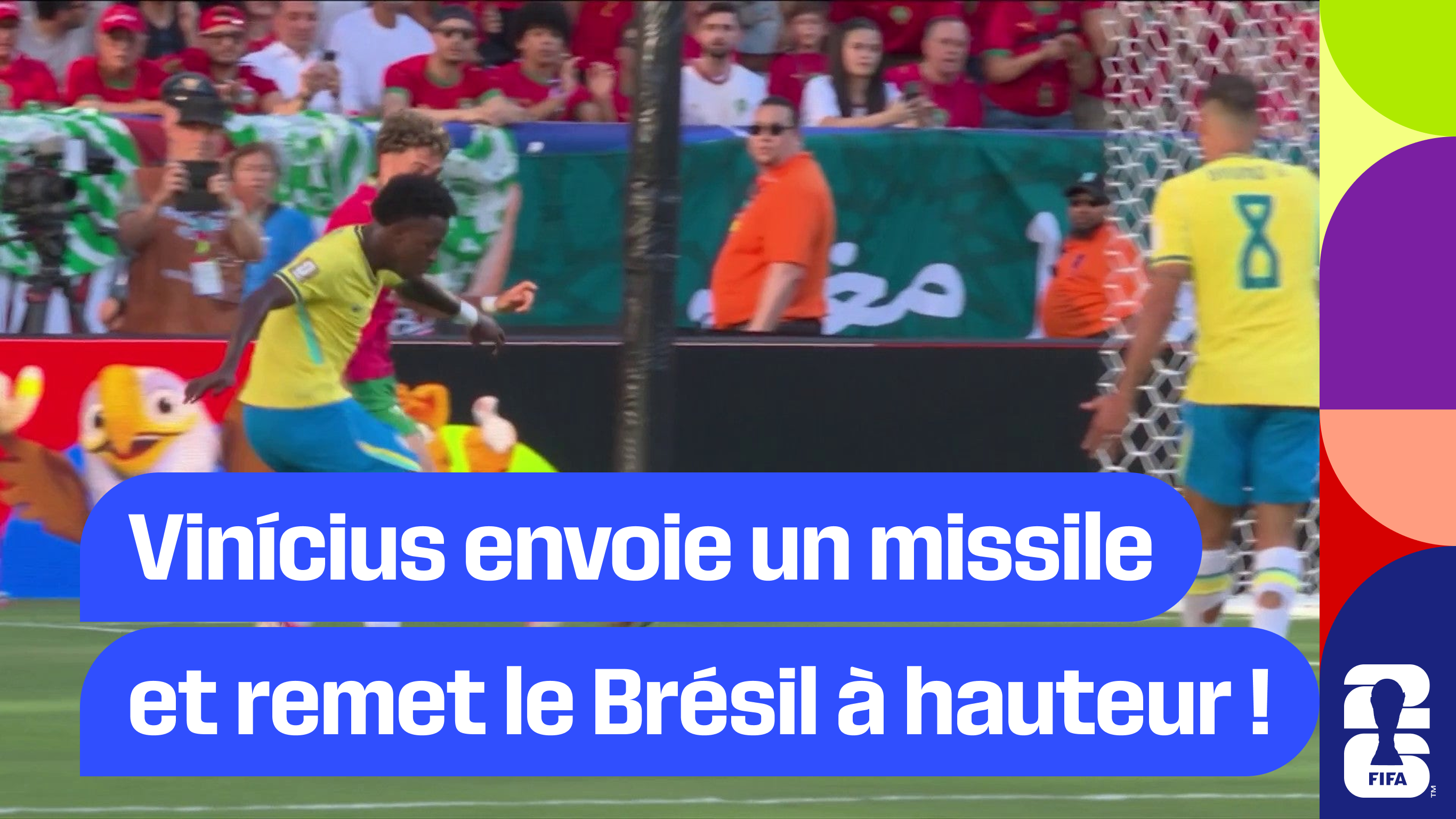 Vinícius envoie un missile et remet le Brésil à hauteur !