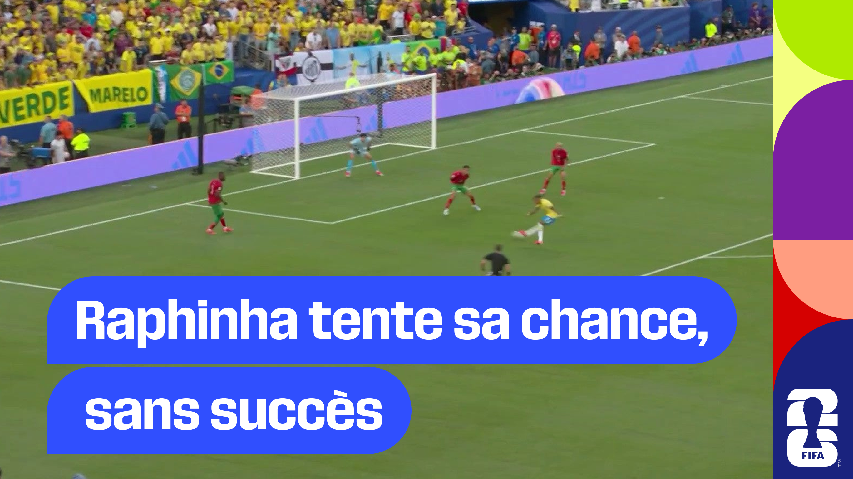 Raphinha tente sa chance, sans succès