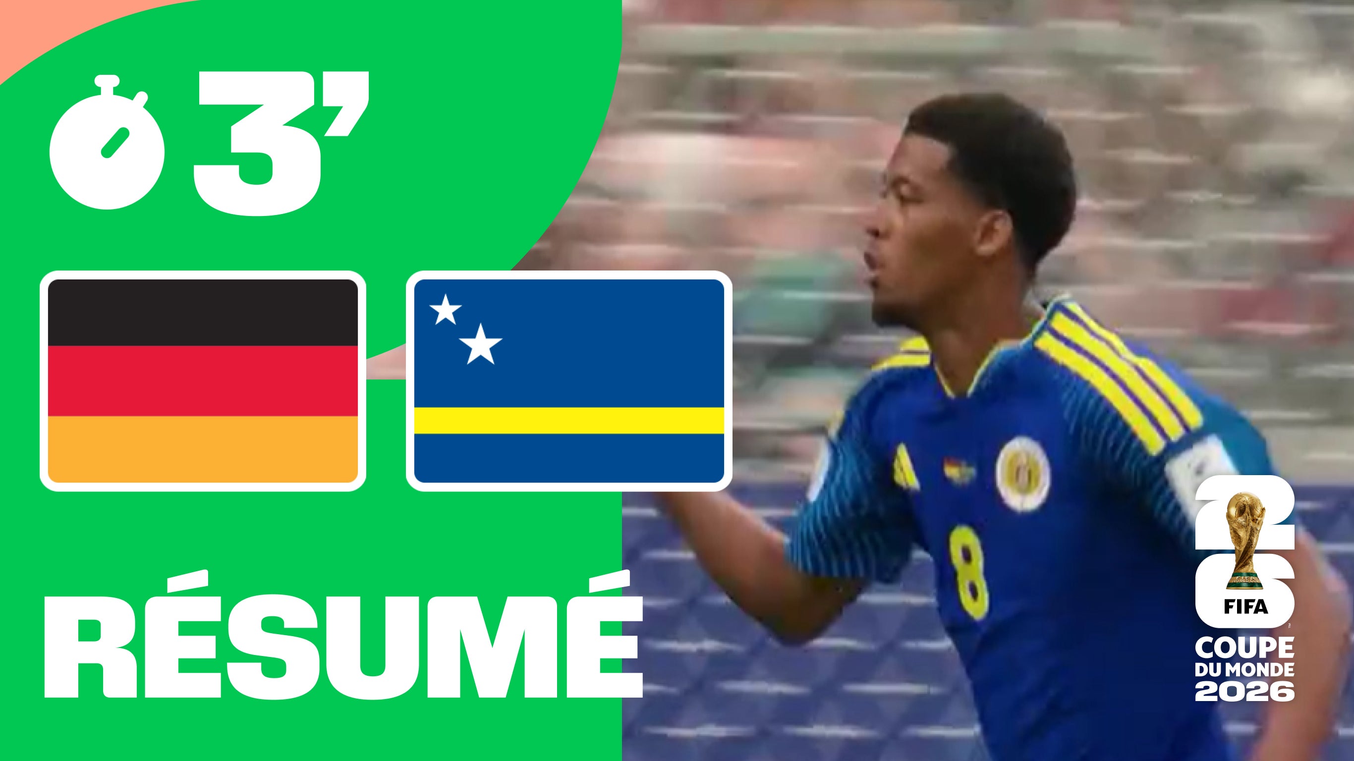 Résumé : Allemagne / Curaçao