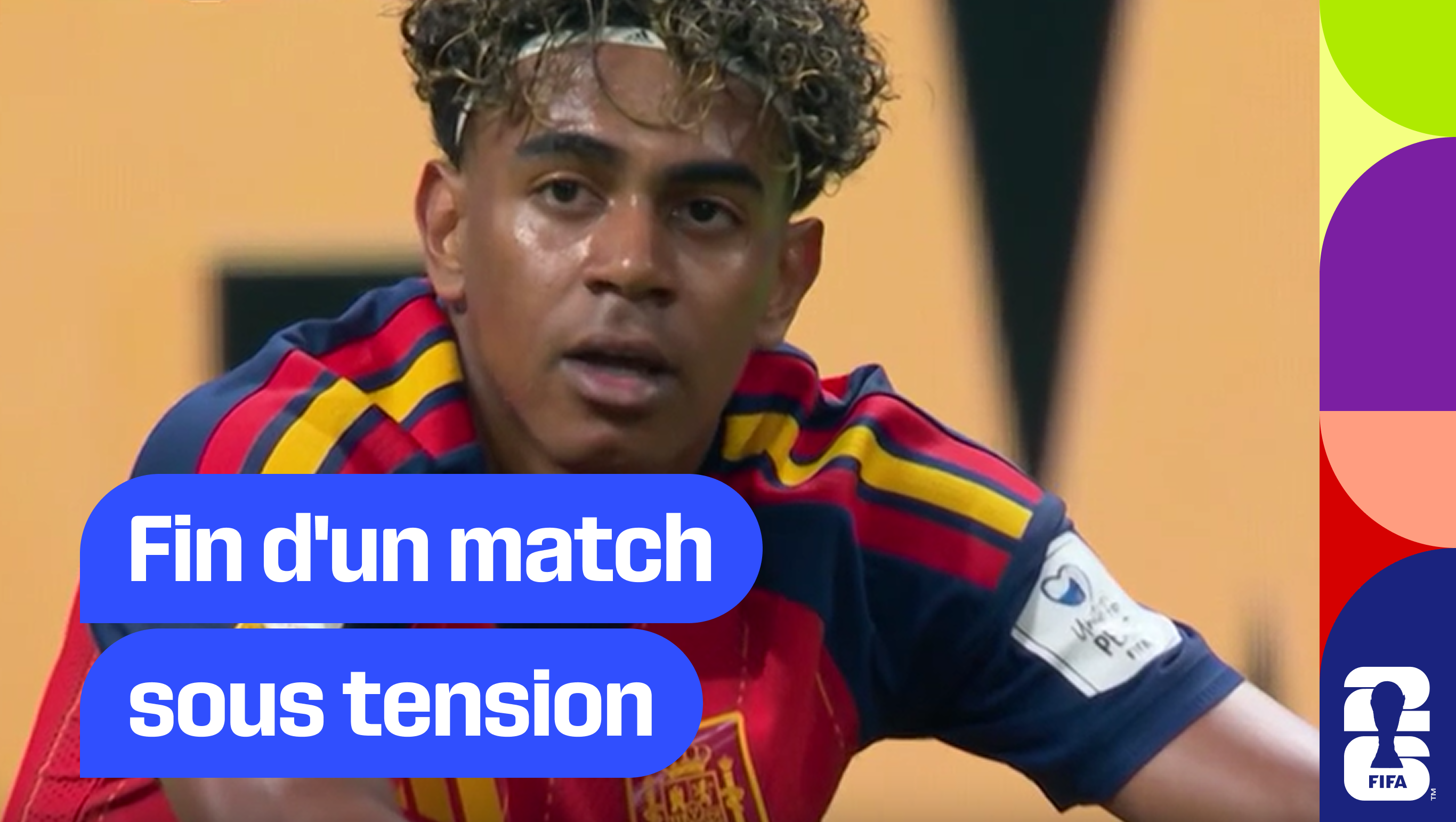 Fin d'un match sous tension