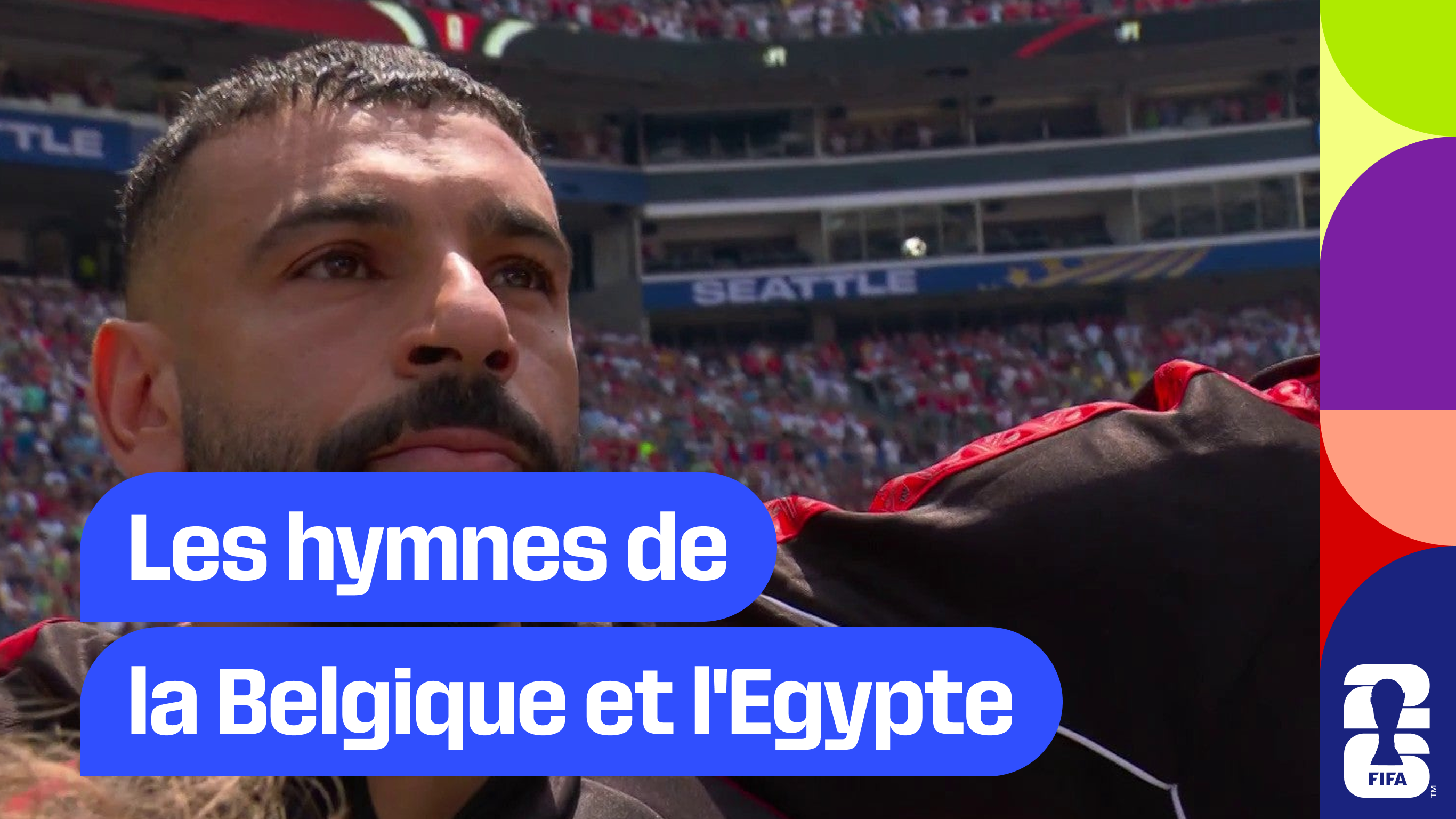 Les hymnes de la Belgique et l'Egypte