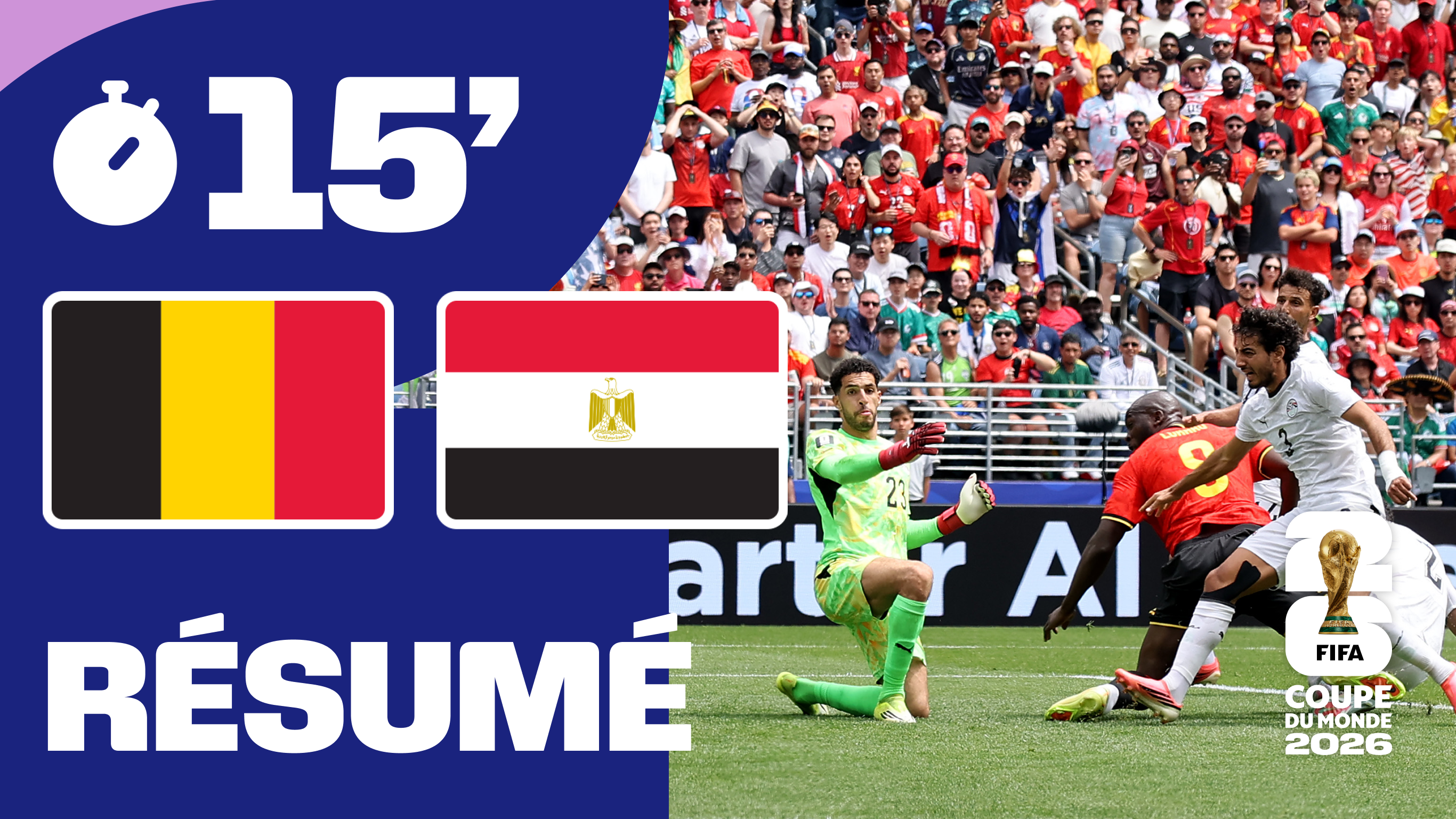 Résumé : Belgique / Egypte