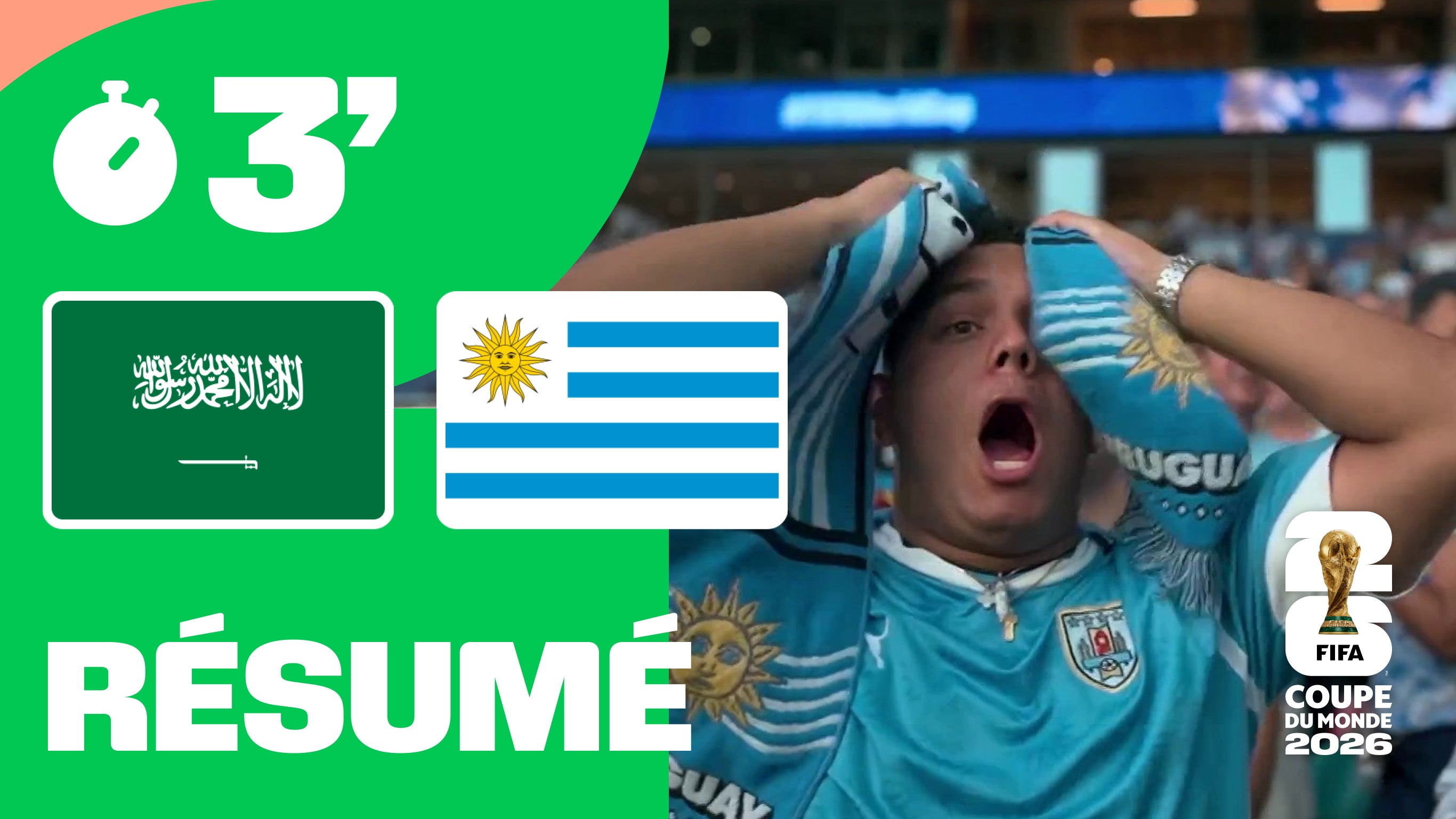 Résumé : Arabie saoudite / Uruguay
