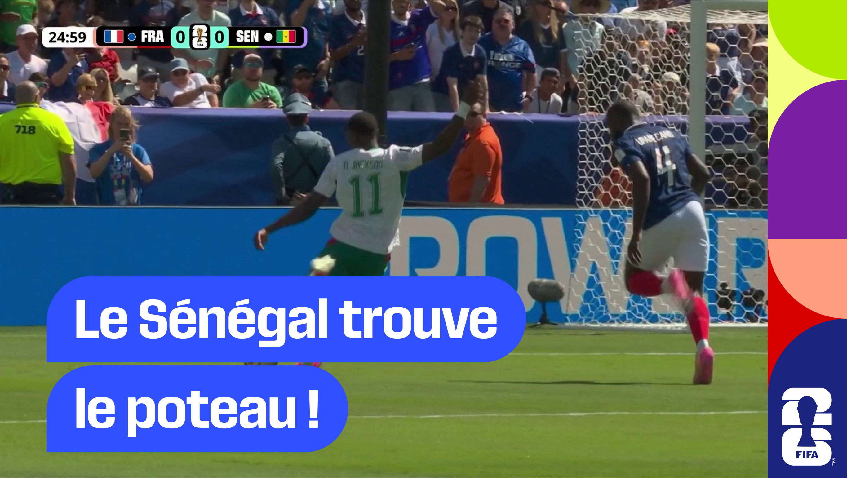 Le Sénégal trouve le poteau !