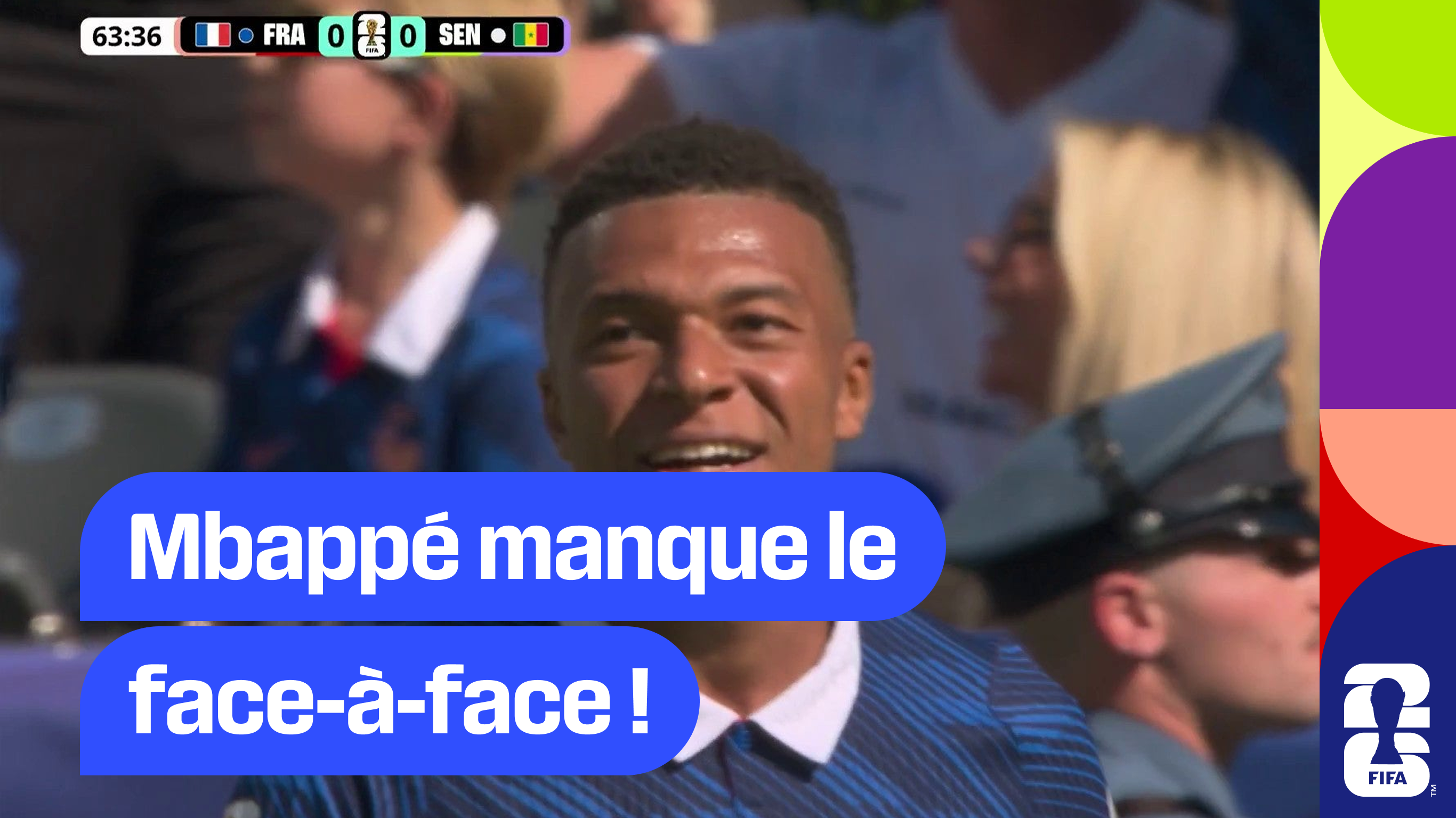 Mbappé manque le face-à-face !