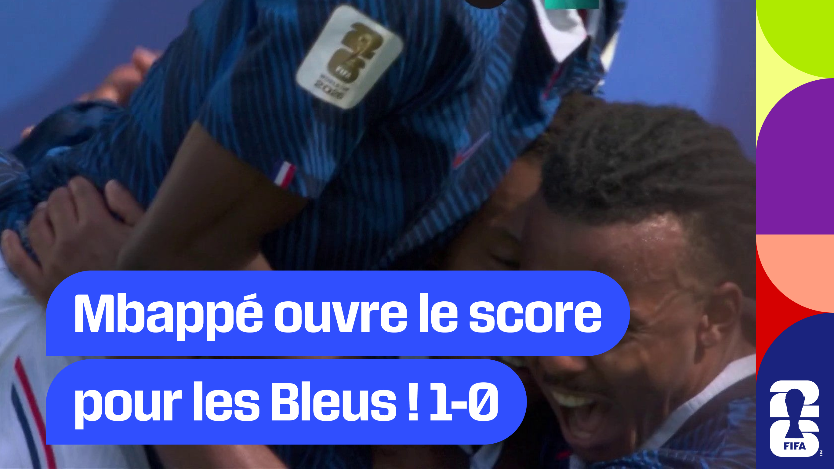 Mbappé ouvre le score pour les Bleus ! 1-0